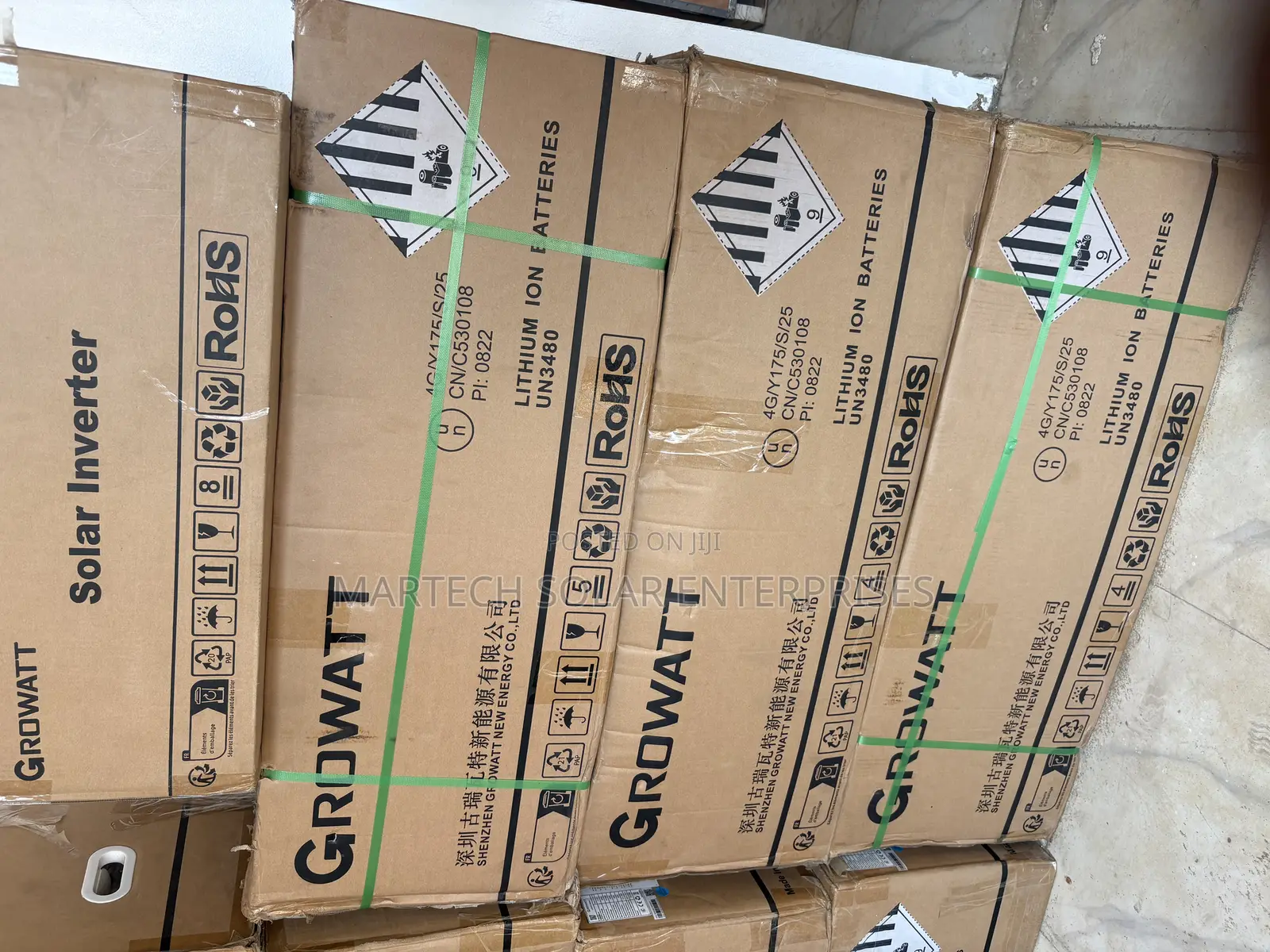 16kwh Growatt Lithium Ion Battery 51.2vc200ah