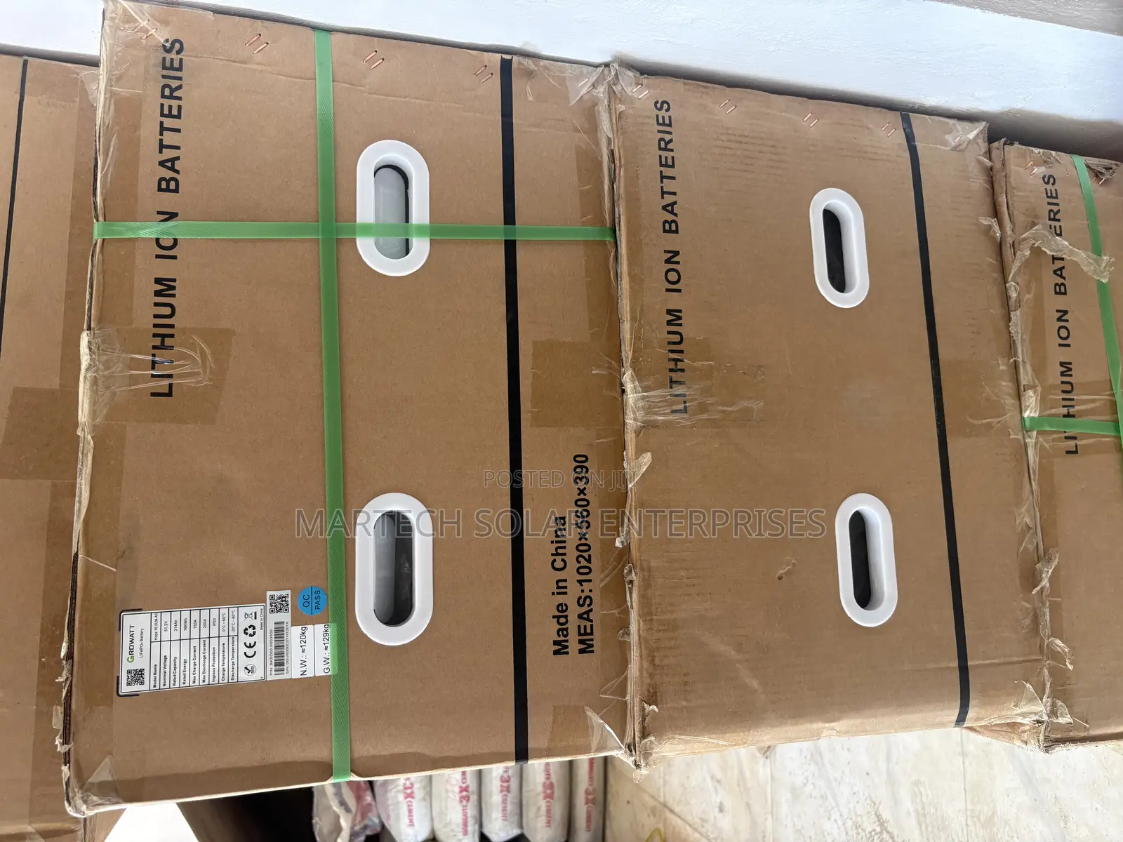 16kwh Growatt Lithium Ion Battery 51.2vc200ah
