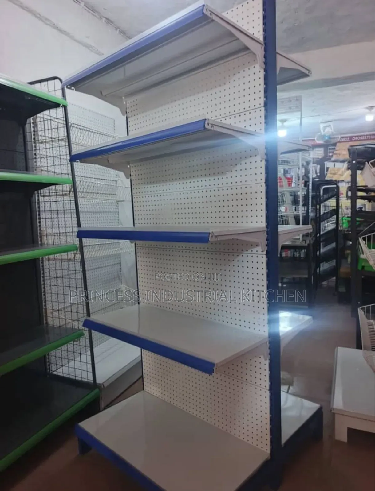 Shelves Blue Color