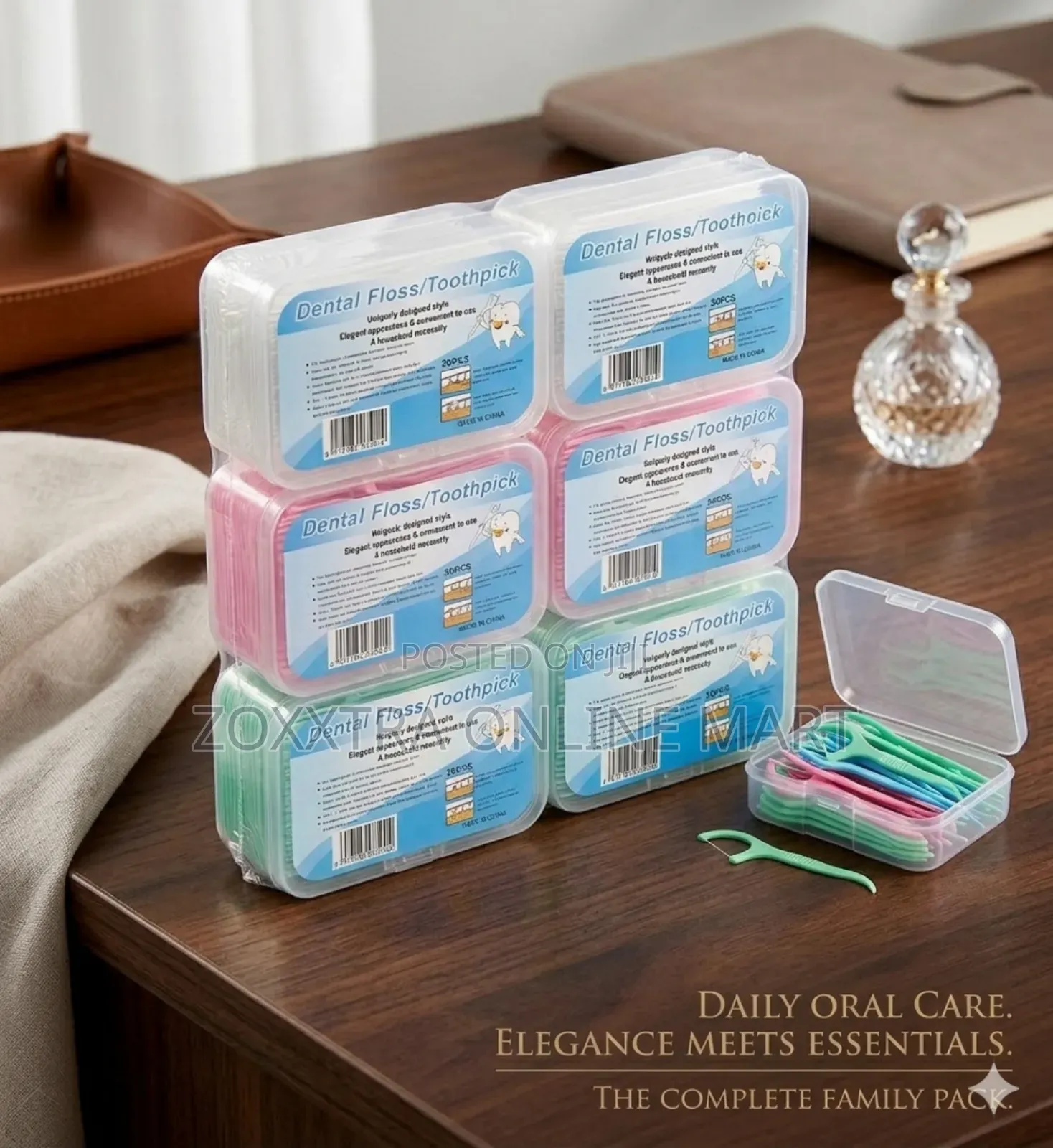 6packs Of 30pcs Each Toothpick/Dental Floss
