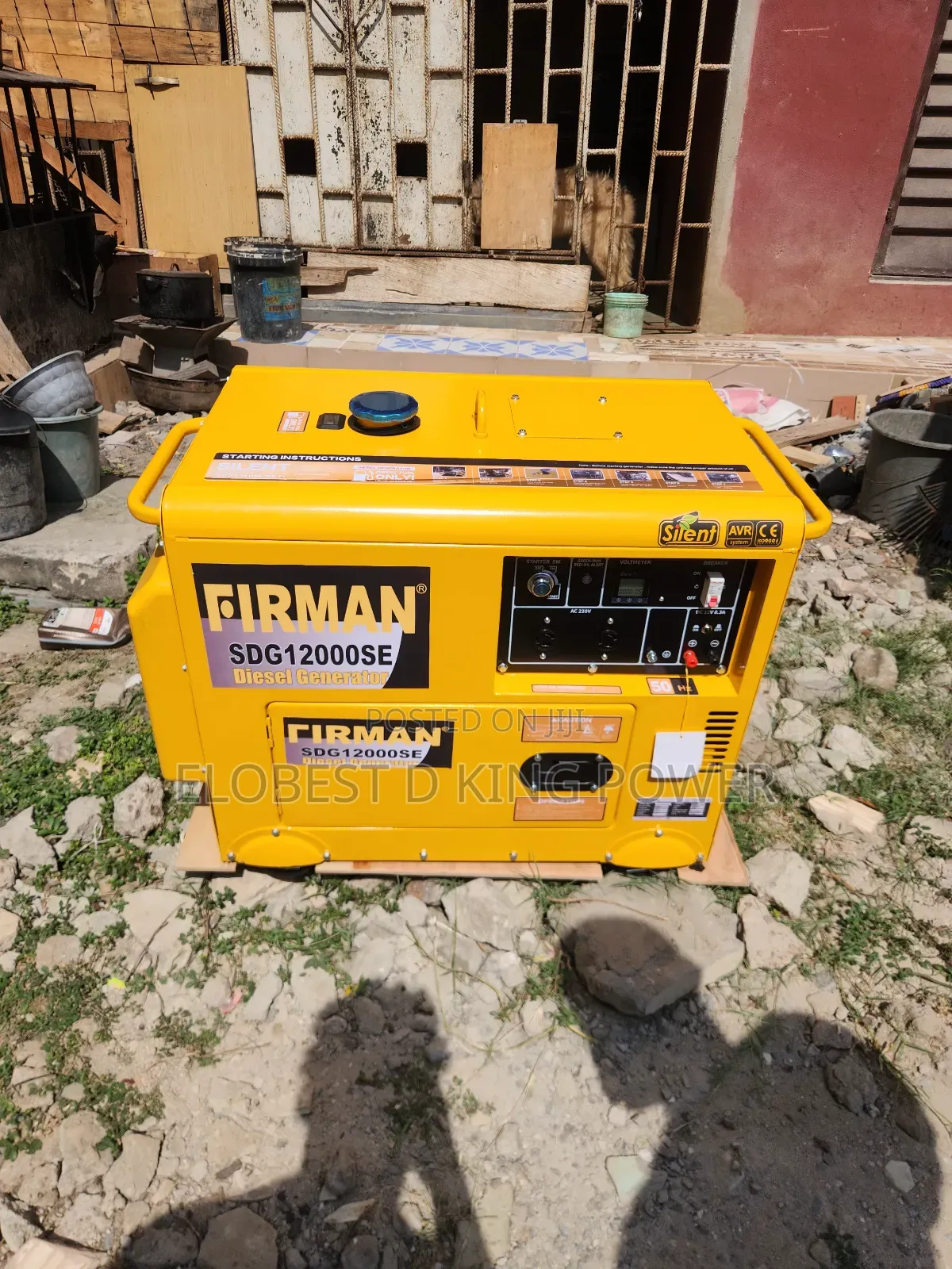 10kva Firman Soundproof Generator With 2 Years Warranty 100% Copper