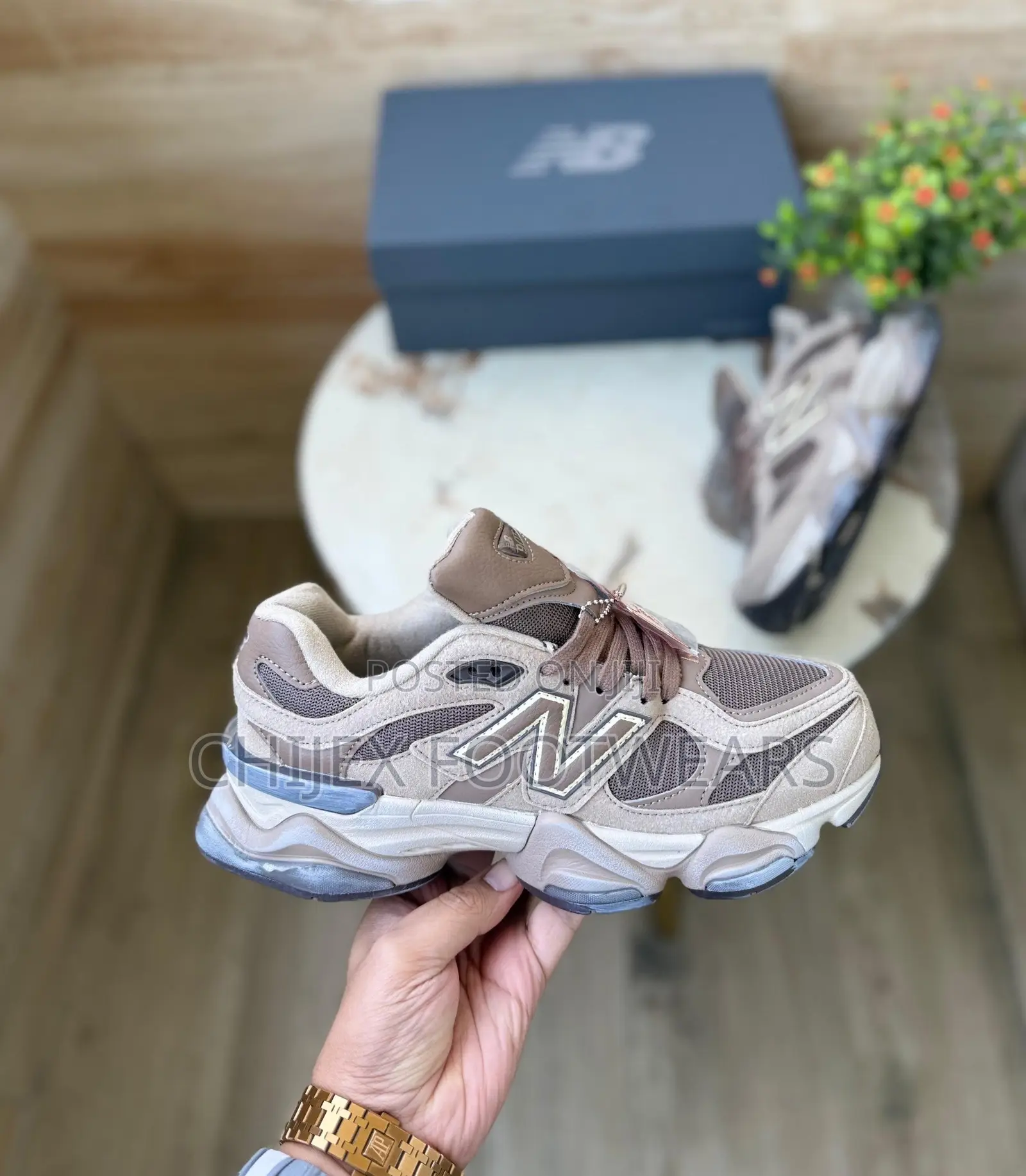 New Balance 9060 Mushroom Brown Sneaker