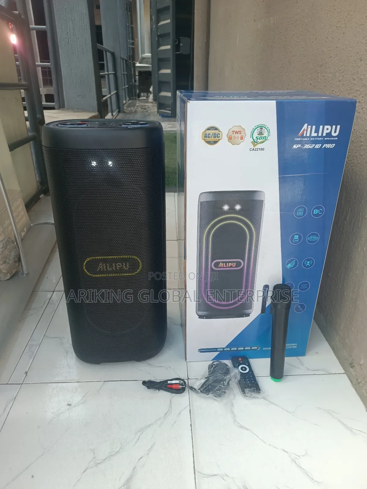 Ailipu Sp-36210 Pro Portable Party Speaker.