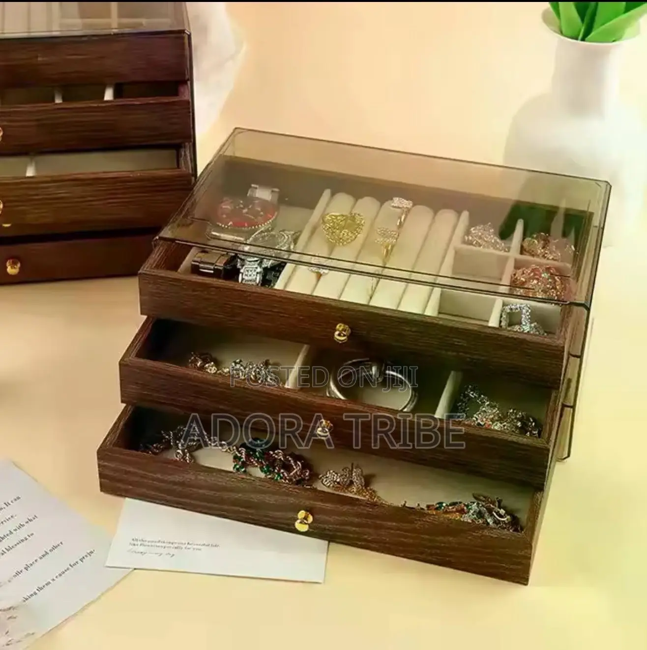 3 Layers Jewelry Organizer/Box