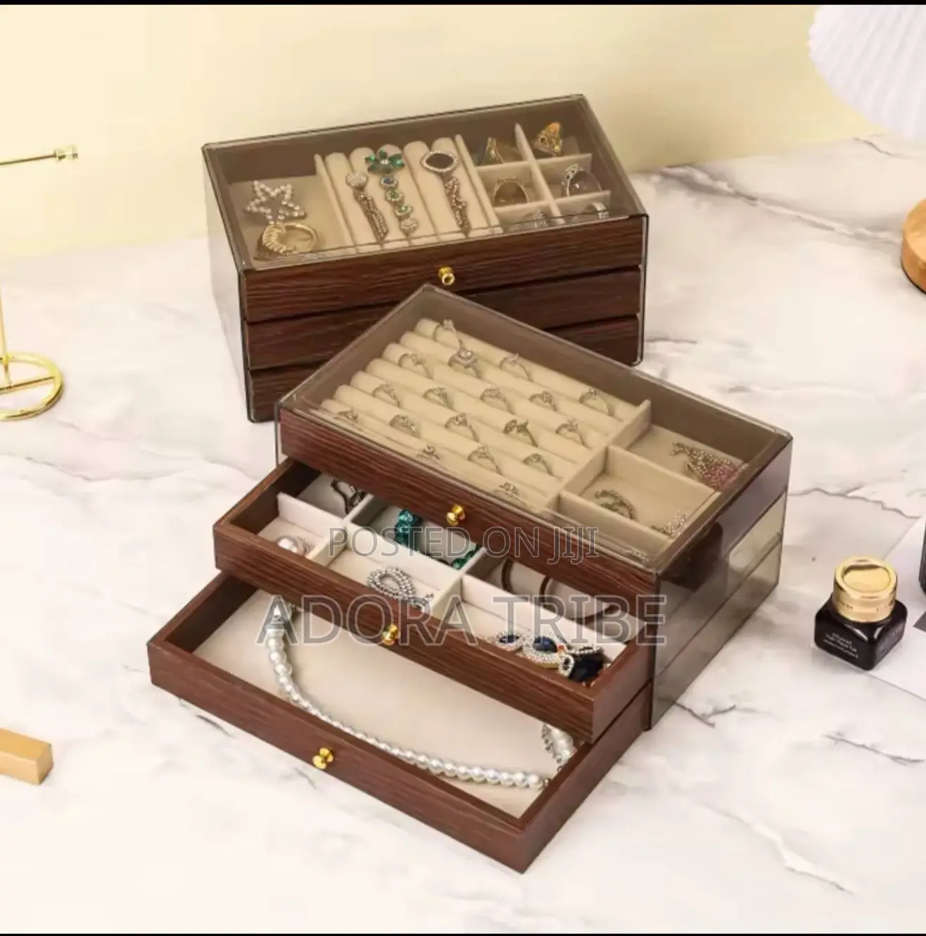 3 Layers Jewelry Organizer/Box