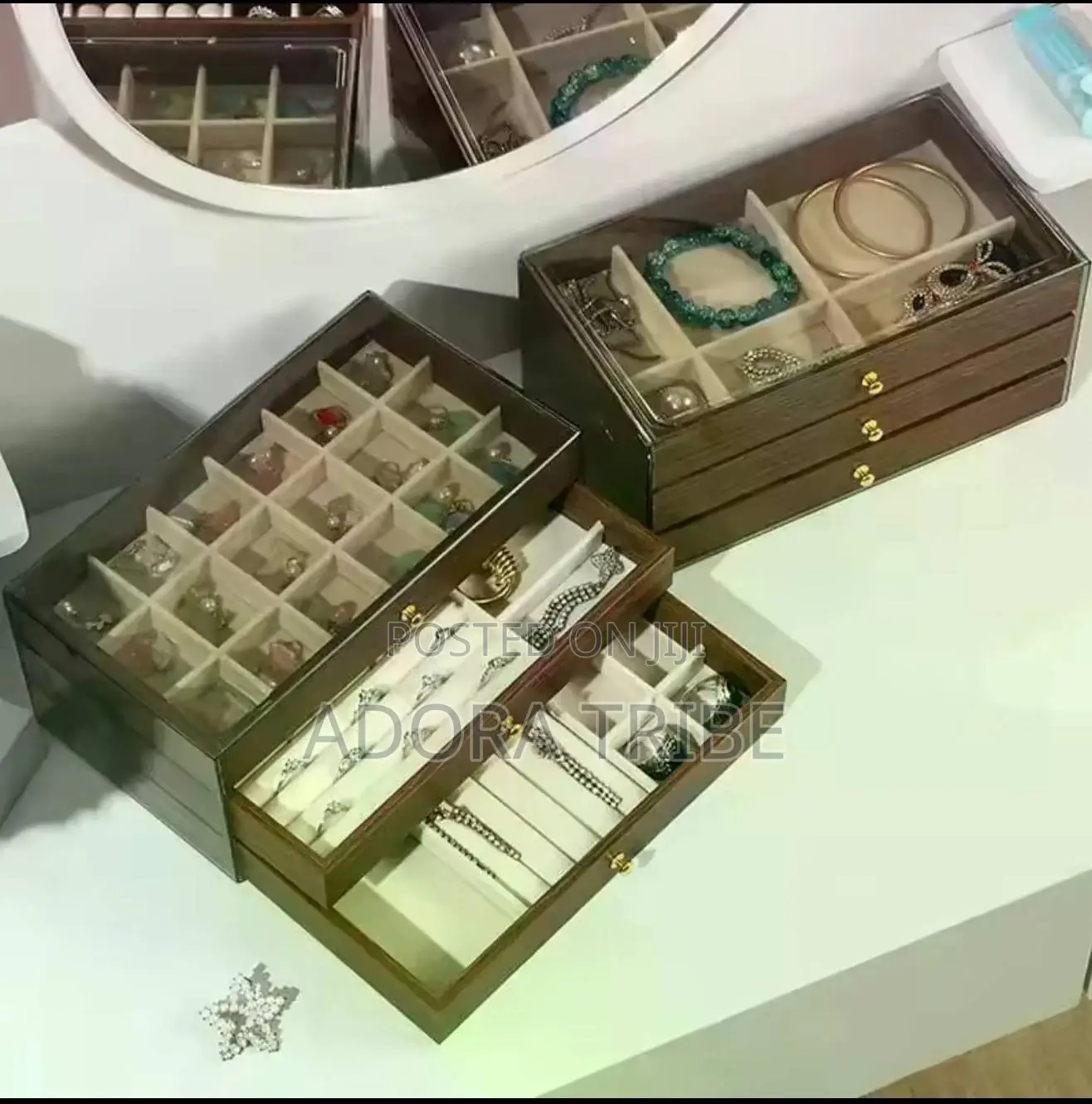 3 Layers Jewelry Organizer/Box