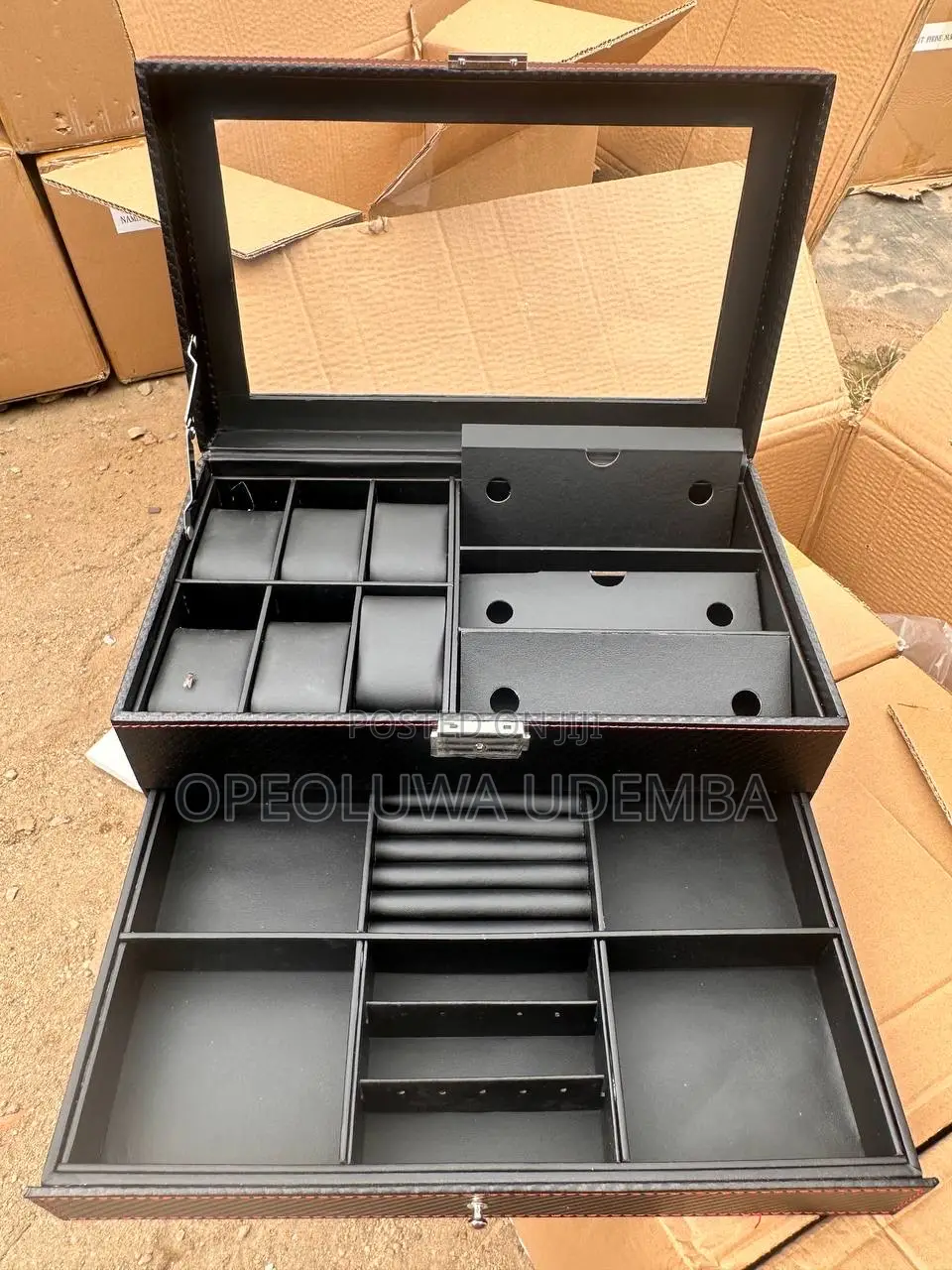 Double Layer Jewelry Box