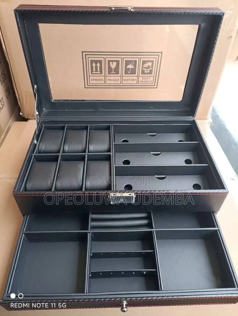 Double Layer Jewelry Box