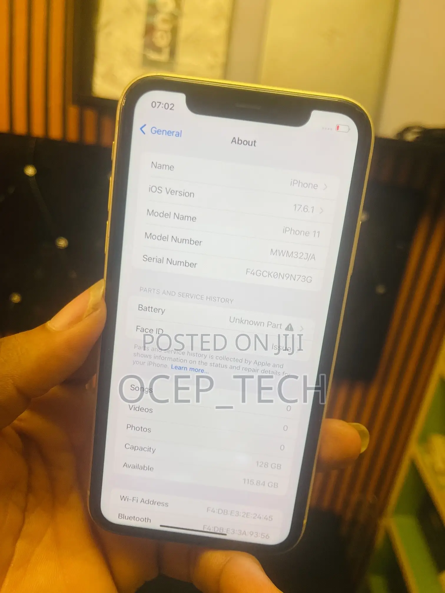 Apple iPhone 11 128 GB Yellow