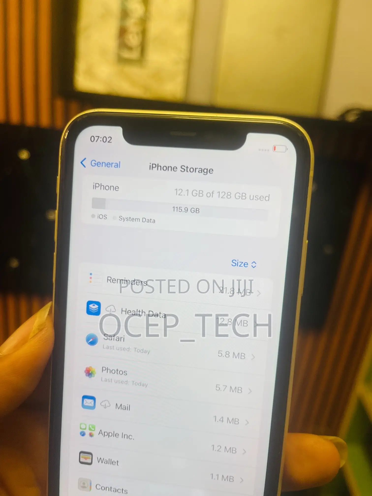 Apple iPhone 11 128 GB Yellow
