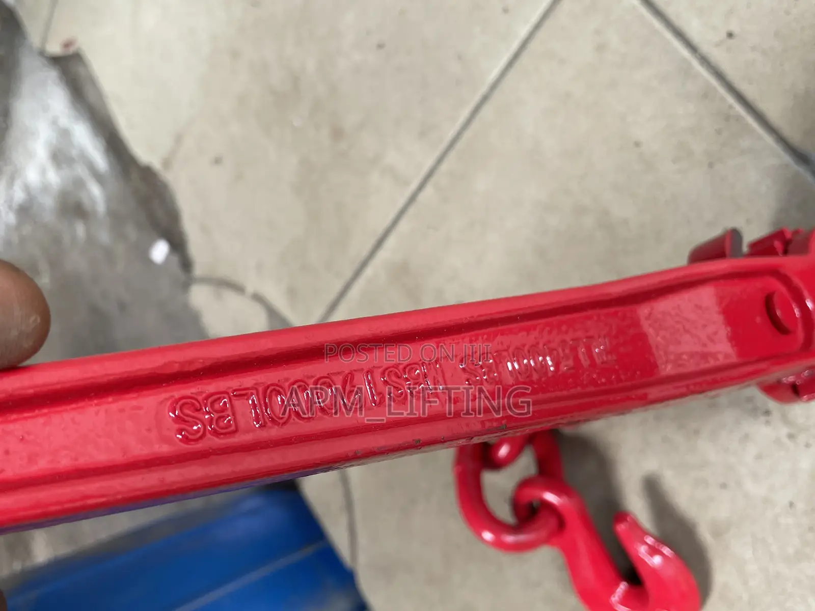 5/16” - 3/8” and 3/8” - 1/2” and 1/2” - 5/8” Rachet Chain Load Binders