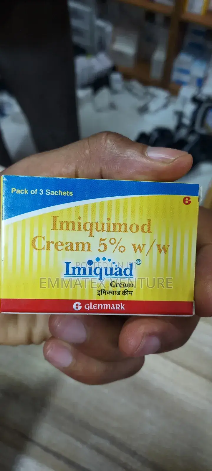 Glenmark Imiquimod Cream 5% W/W X3 Sachets