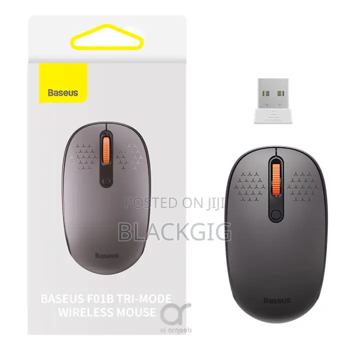 Baseus Wireless Mouse Frosted F01a Tri Mode F01b Bluetooth Gaming