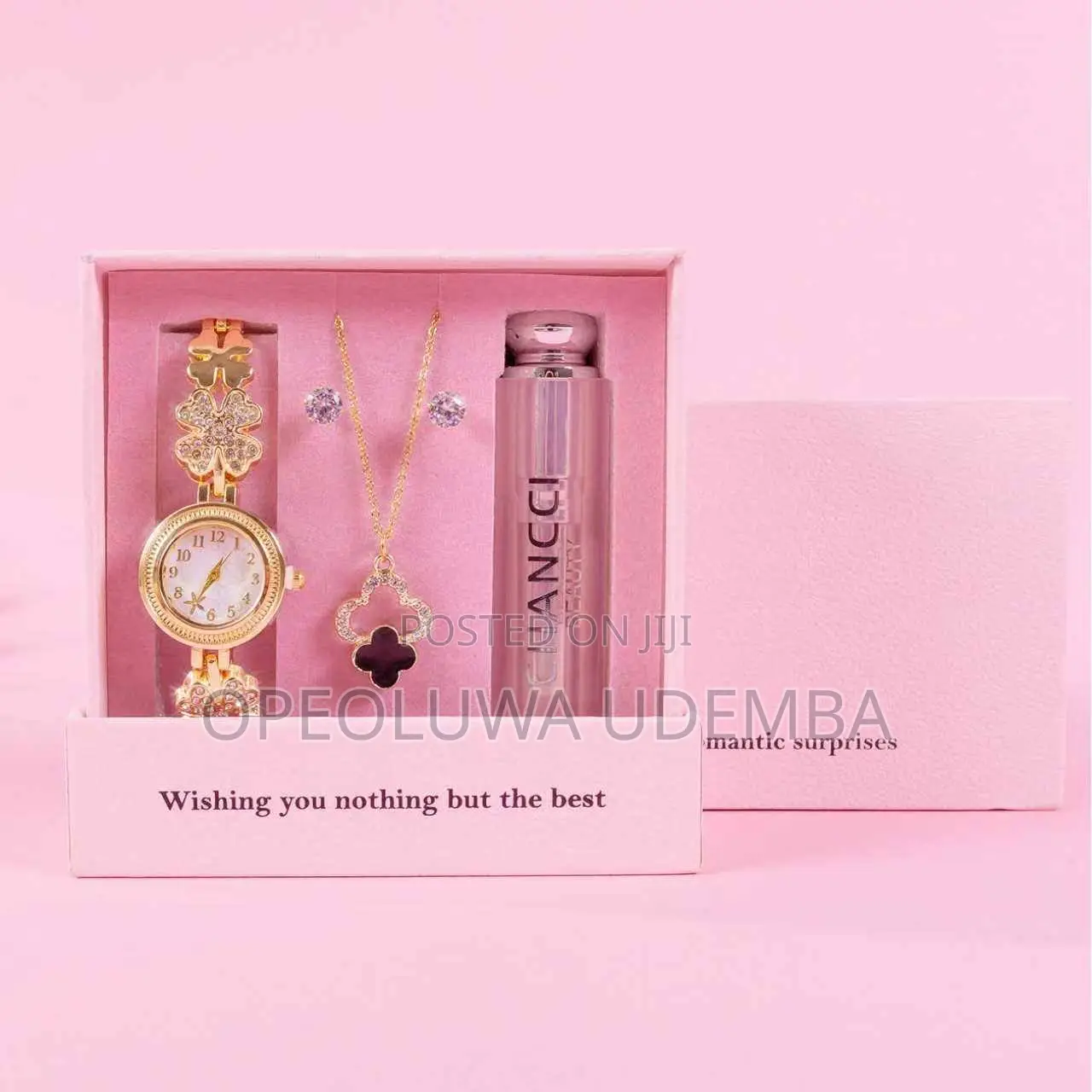 Pink Jolie Watch/Jewelry Set