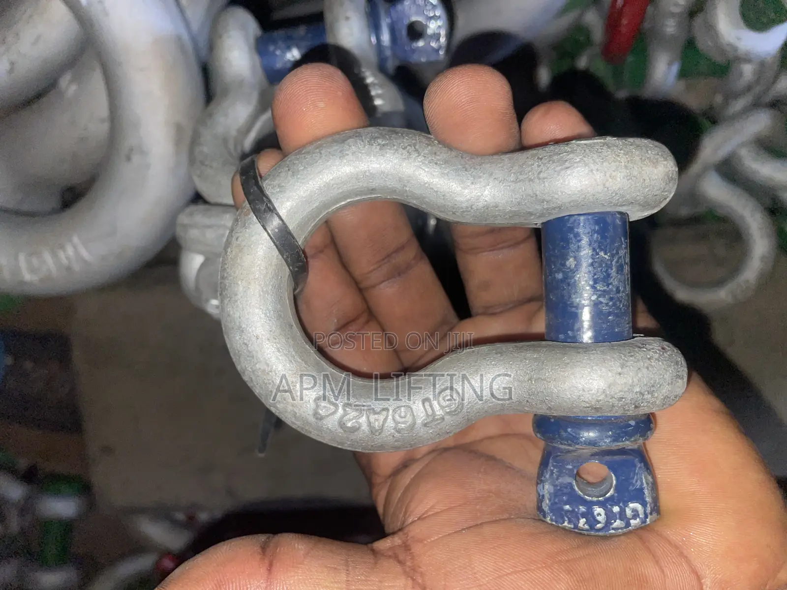 5/8” Gt6 Galvanized Screw Pin Bow Shackles