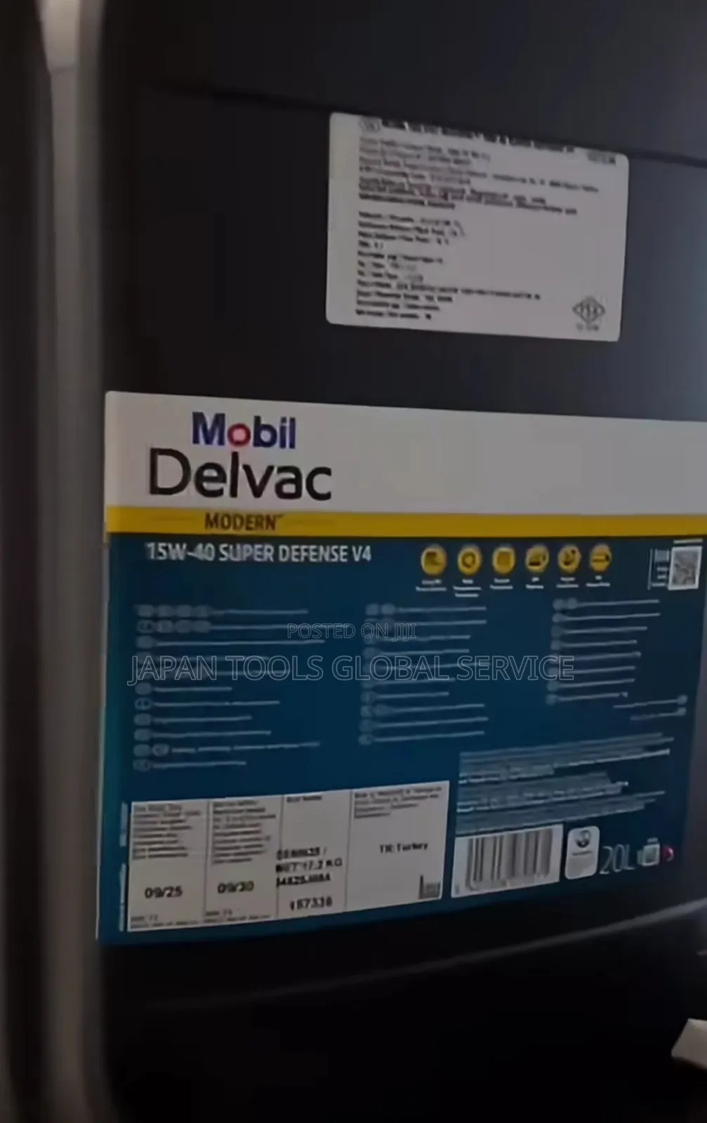 Mobil Delvac Modern Mx 15w-40 Super Defense V4 Oil (20litre )
