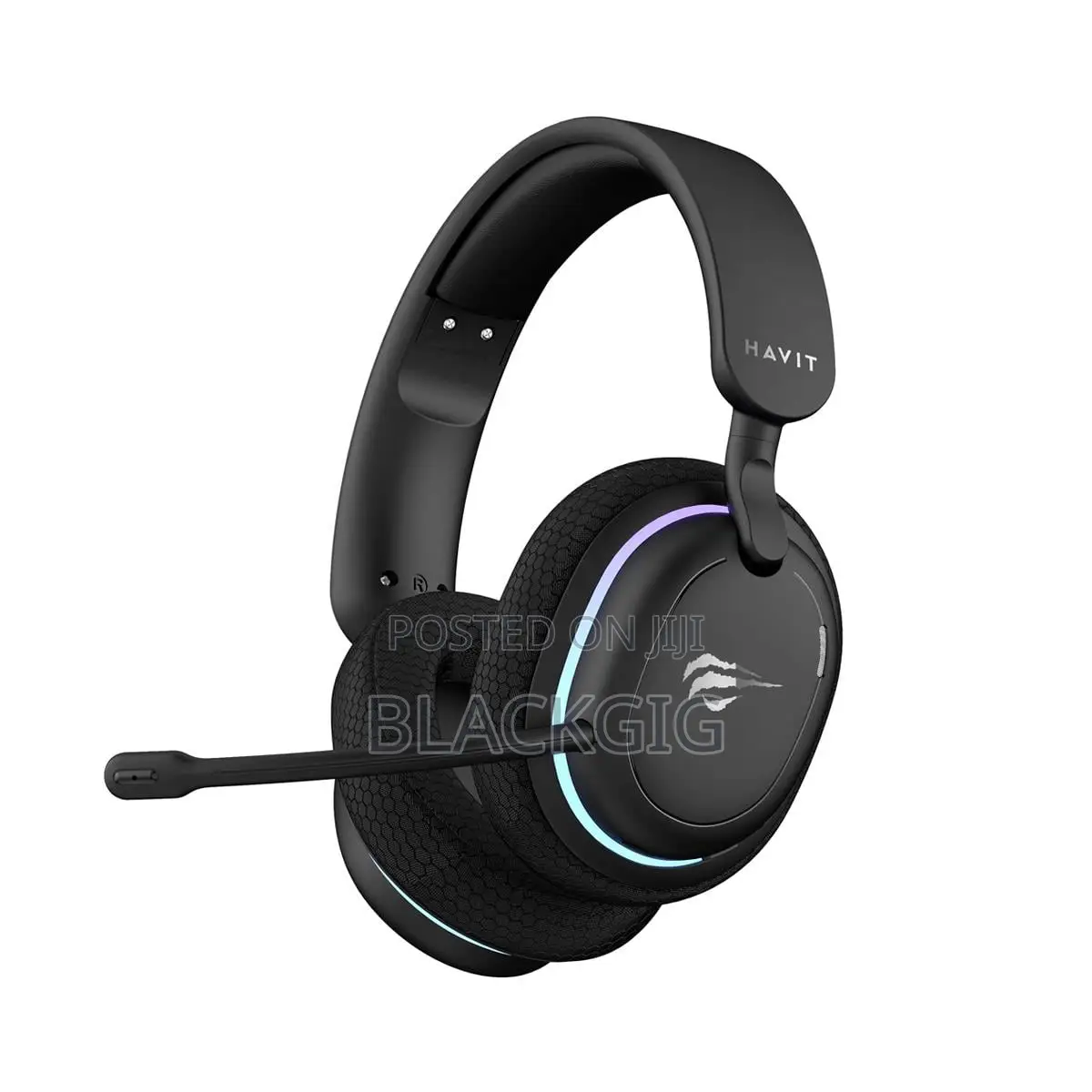 Wireless Gaming Headset With Mic Gamer Headphone Anc Microphone