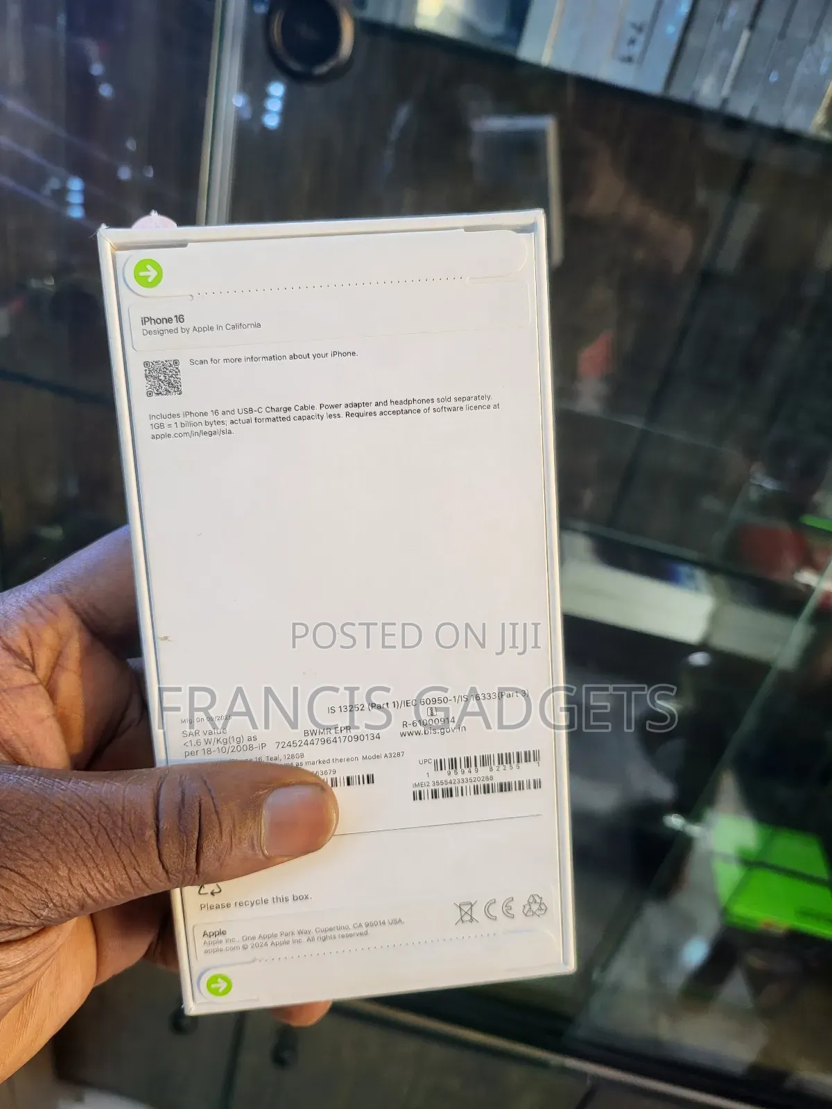 New Apple iPhone 16 256 GB