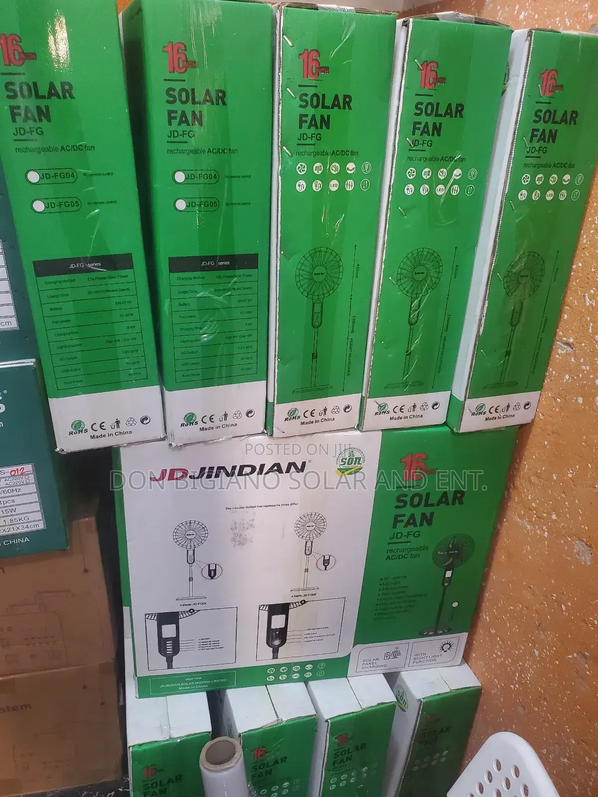 Jindian Solar Fan