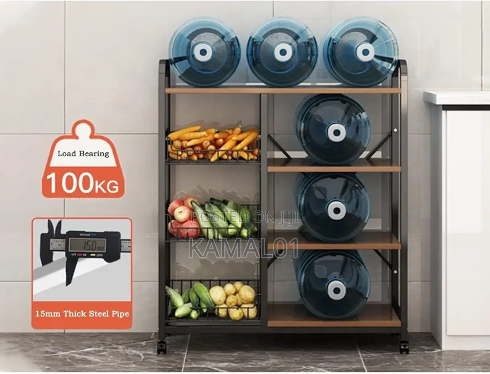 Kitchen Storage Rack Bakers Racks With Storage Holder
