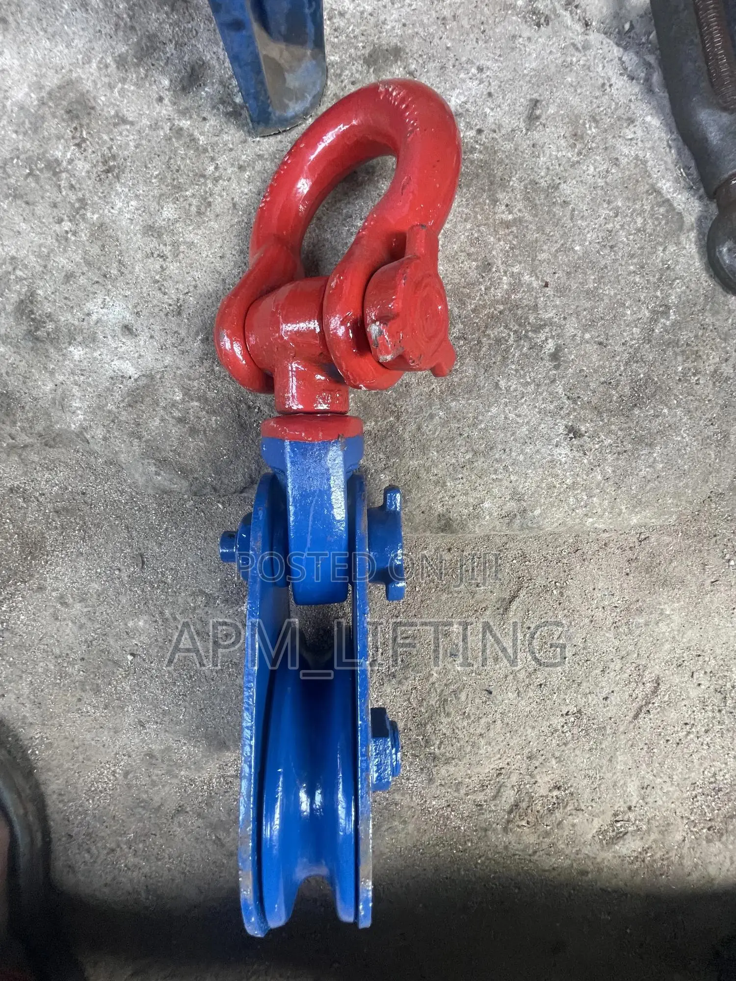 Heavy Duty 20tons Mckissick Single Sheave Pulley Snatch Block