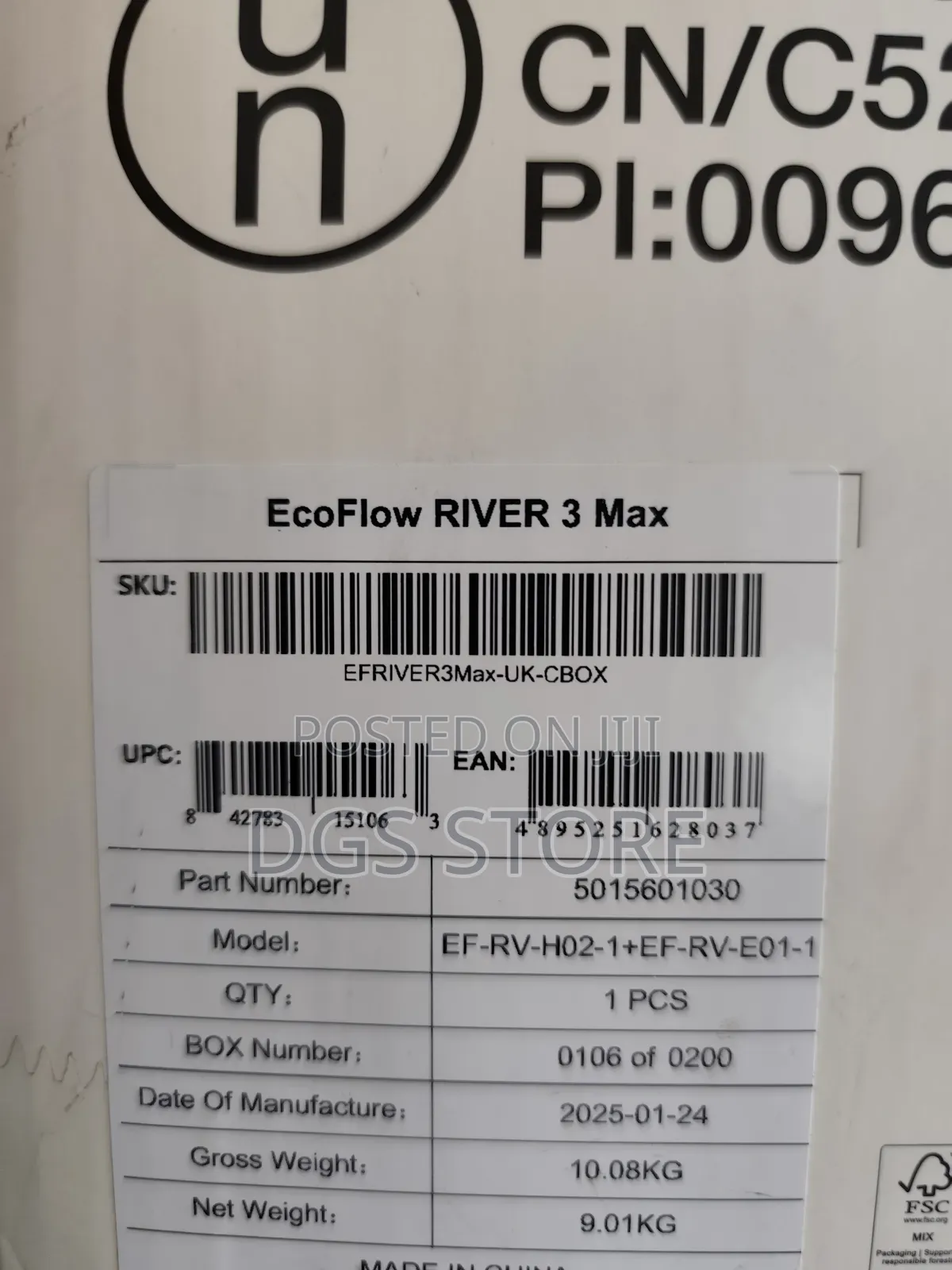 Ecoflow River 3 Max 600w 572wh Power Station