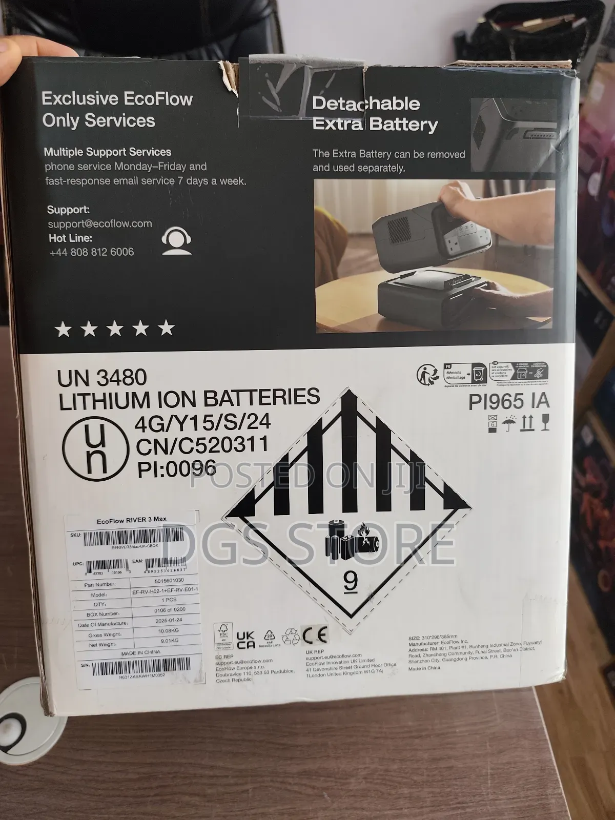 Ecoflow River 3 Max 600w 572wh Power Station