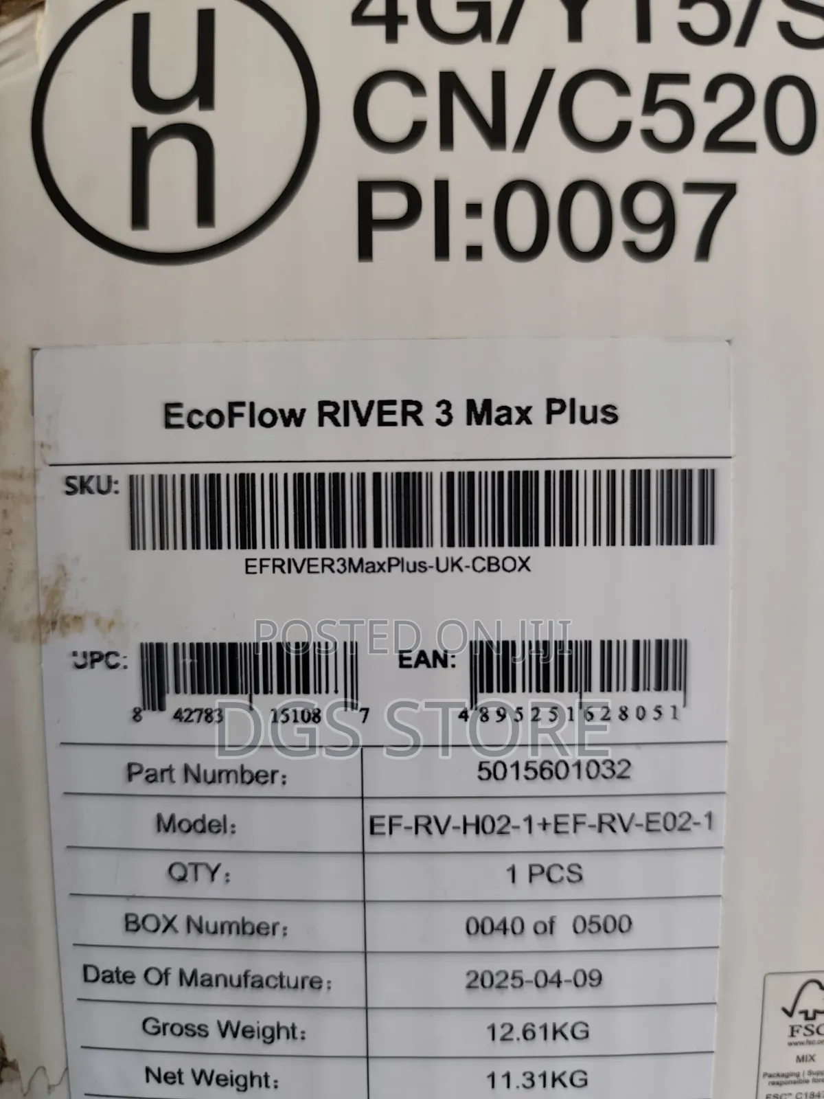 Ecoflow River 3 Max Plus 1200w 858wh Power Station
