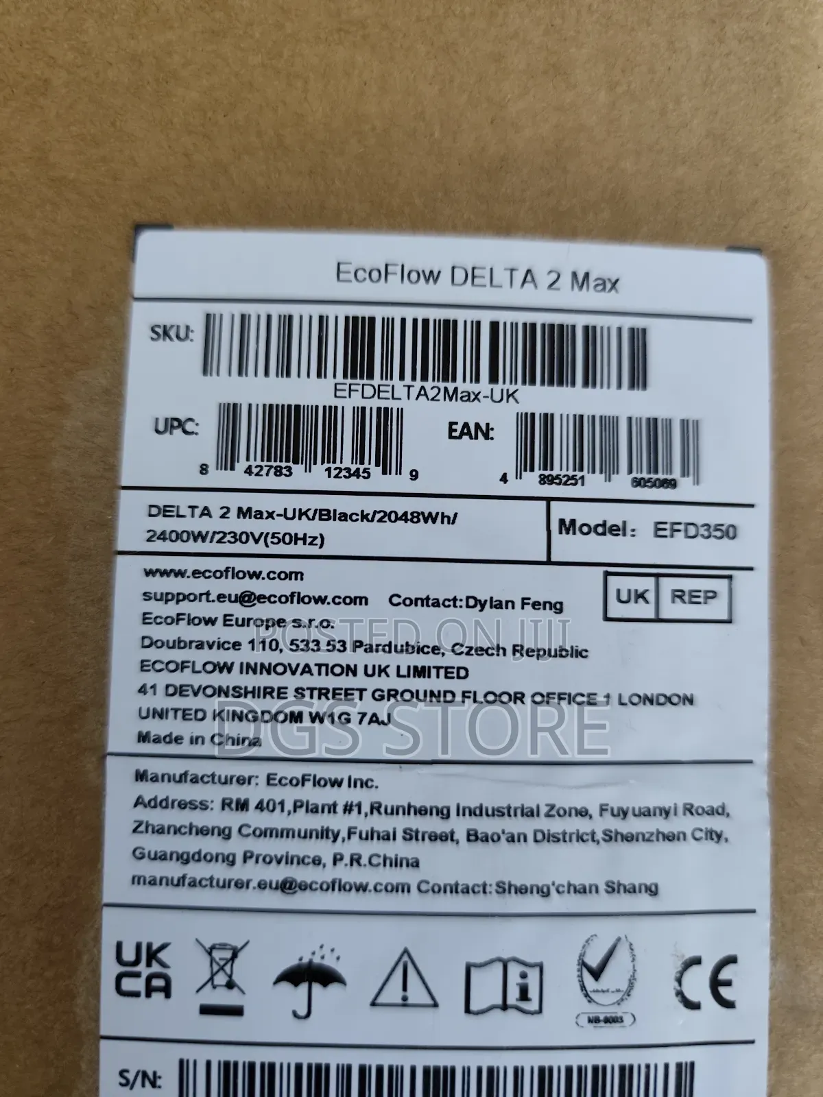 Original Ecoflow Delta 2 Max 2400w Power Station
