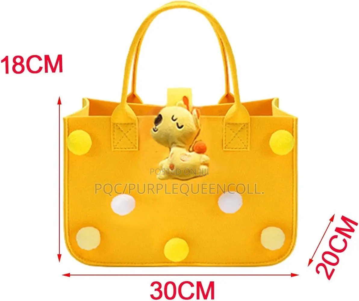 Felt Character Cartoon Tote Bags