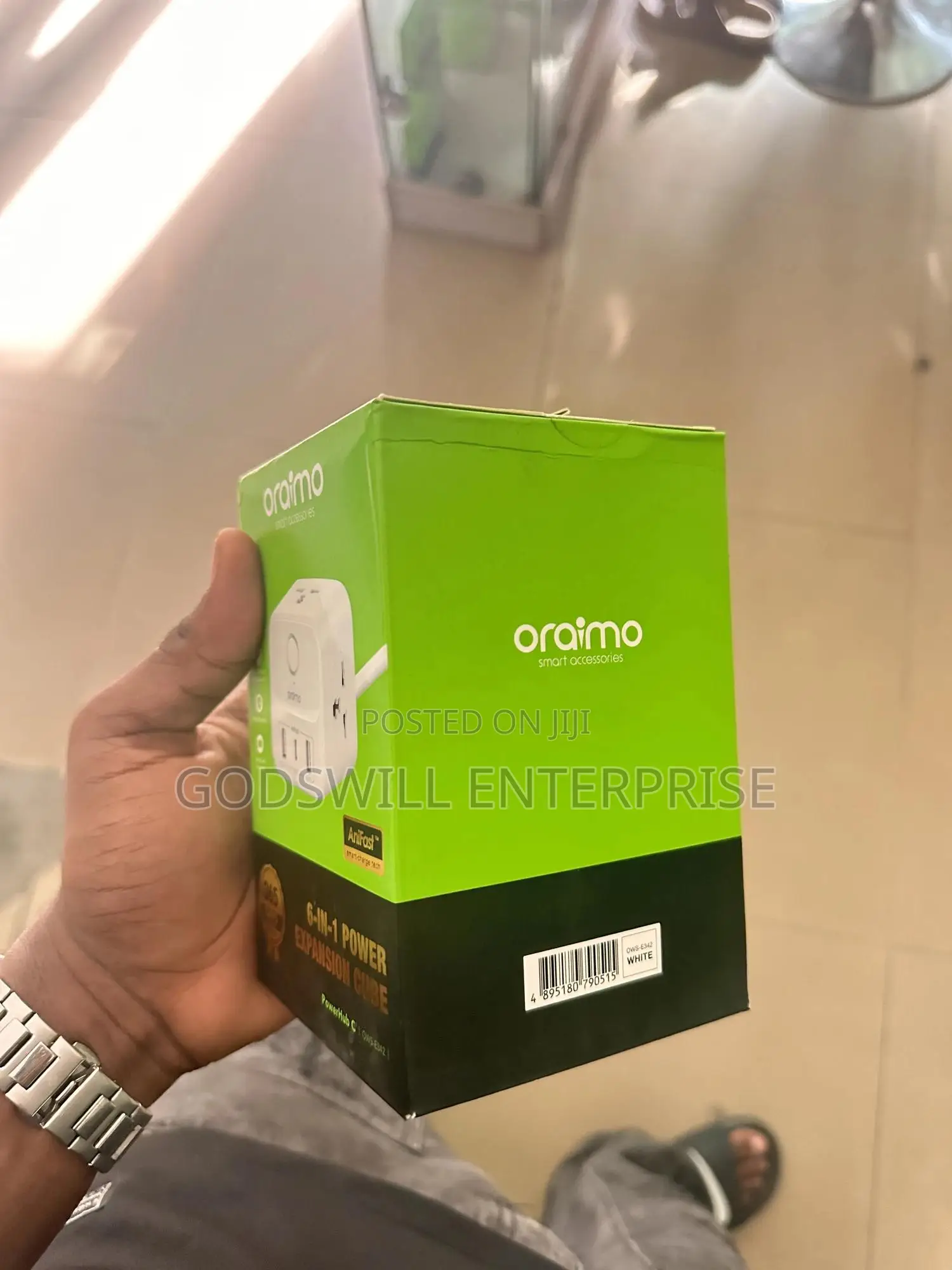 Oraimo Powerhub C 6-in-1 Power Expansion Cube(Ows-E342)