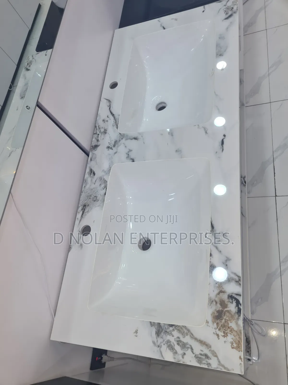 120cm Marble Cabinet Mirror