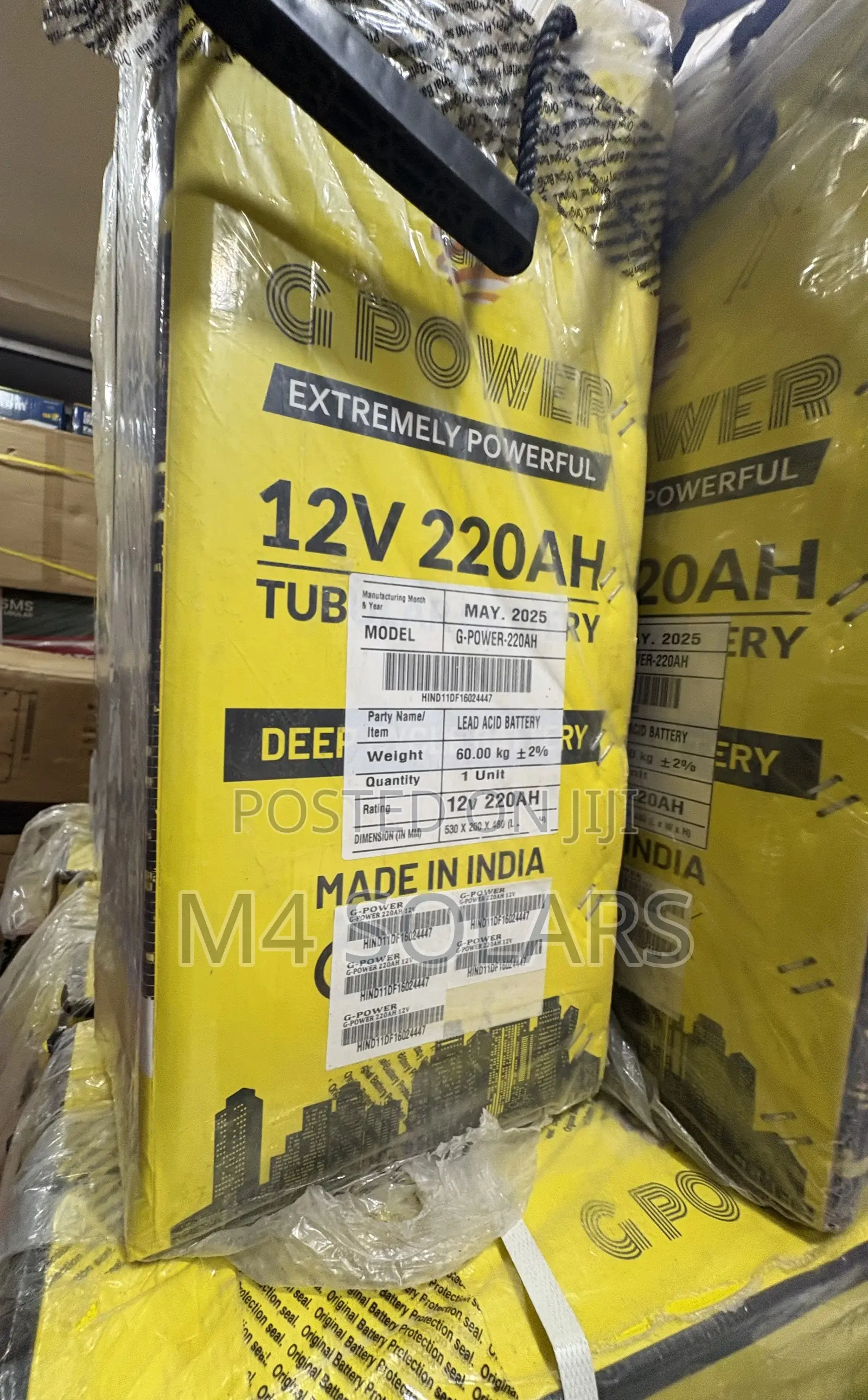 G-Power 220ah 12v Tubular Battery