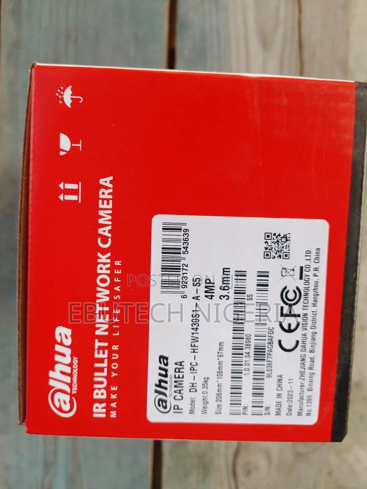 Dahua Ip Camera 4mp Dh-Ipc-Hfw1430s1-a-S5