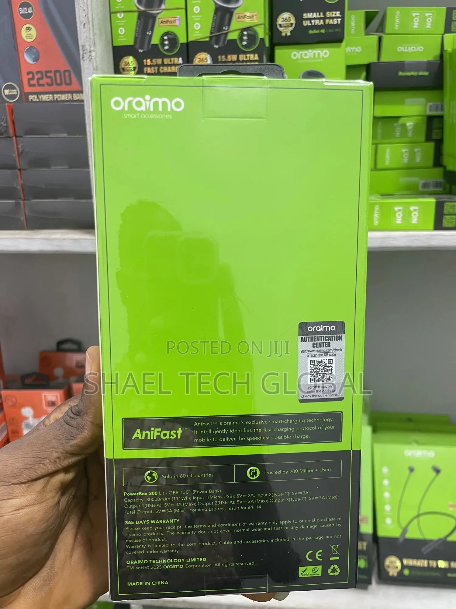 Oraimo 30,000mah Powerbank Opb 1301