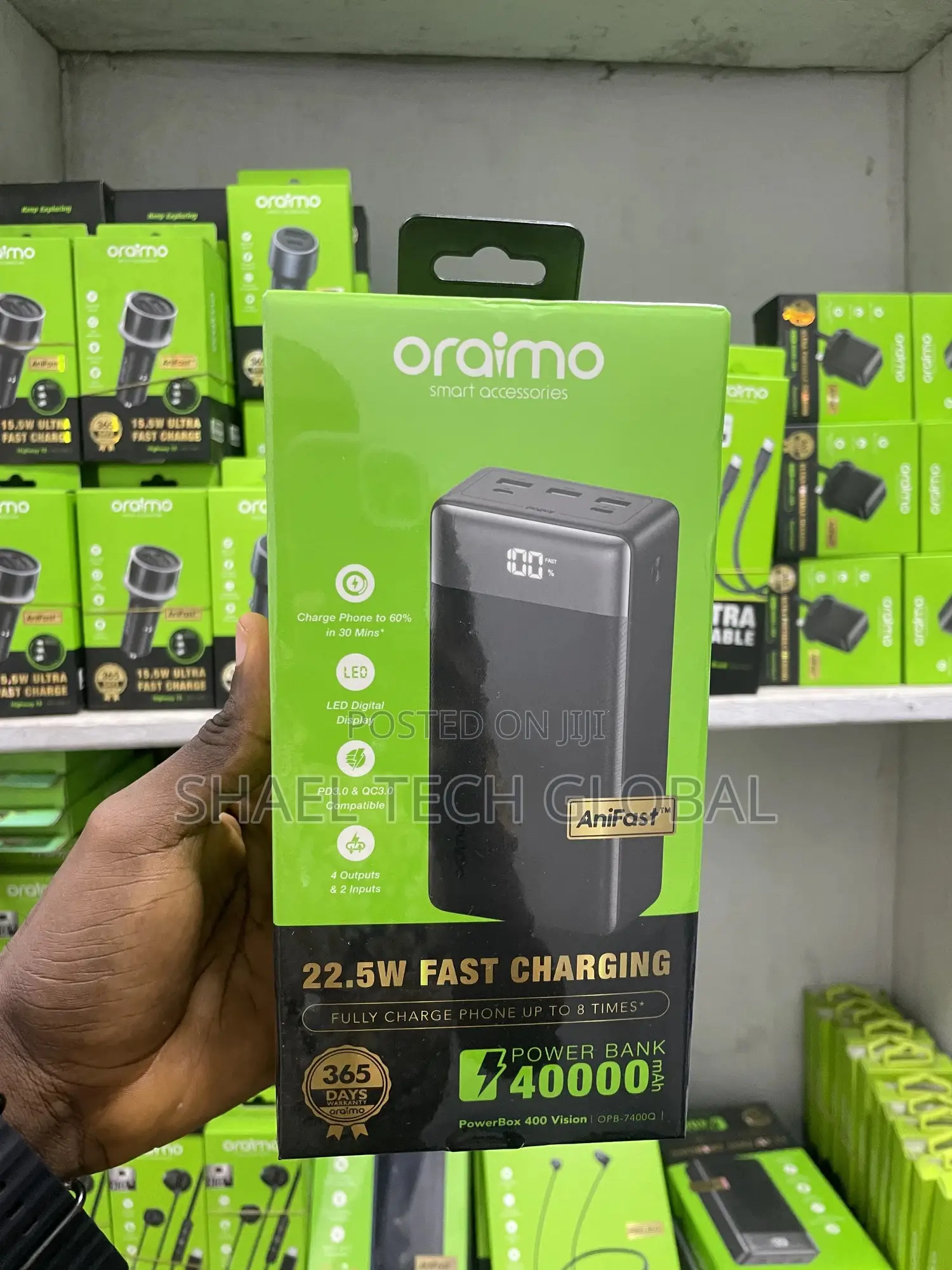 Oraimo 40,000mah Powerbank Opb 7400q