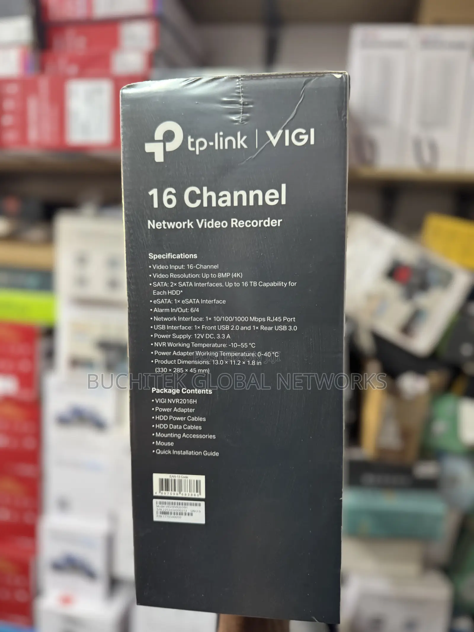 Tp-Link 16 Channel Network Video Recorder Vigi Nvr2016h