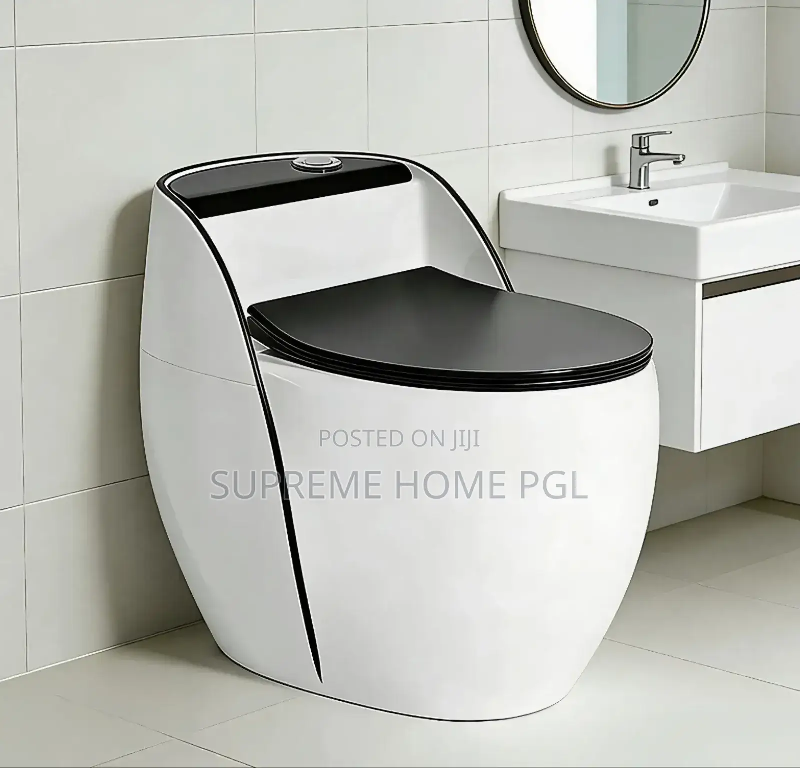 Modern Siphon Jet Flush Toilet