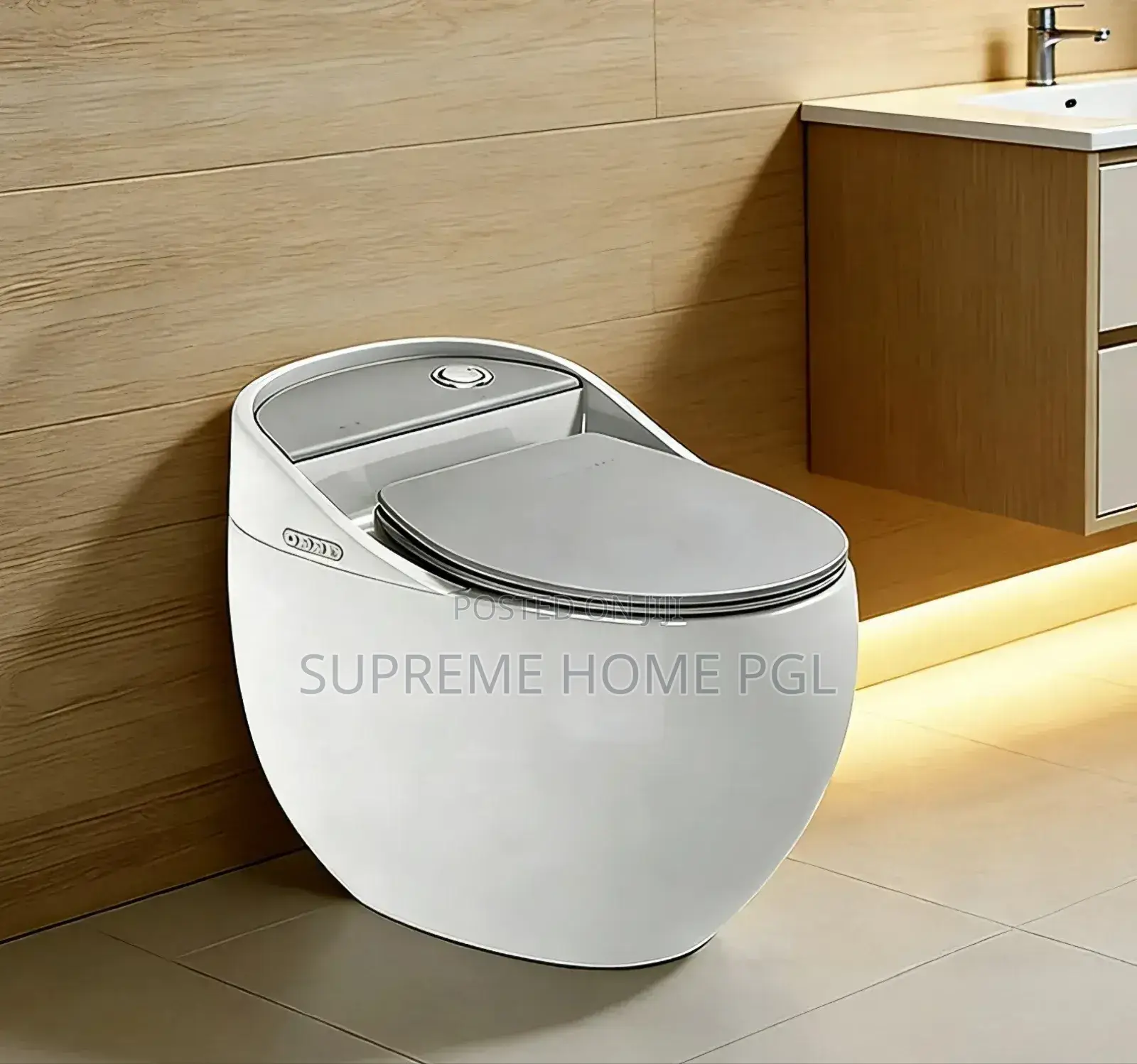 Modern Siphon Jet Flush Toilet