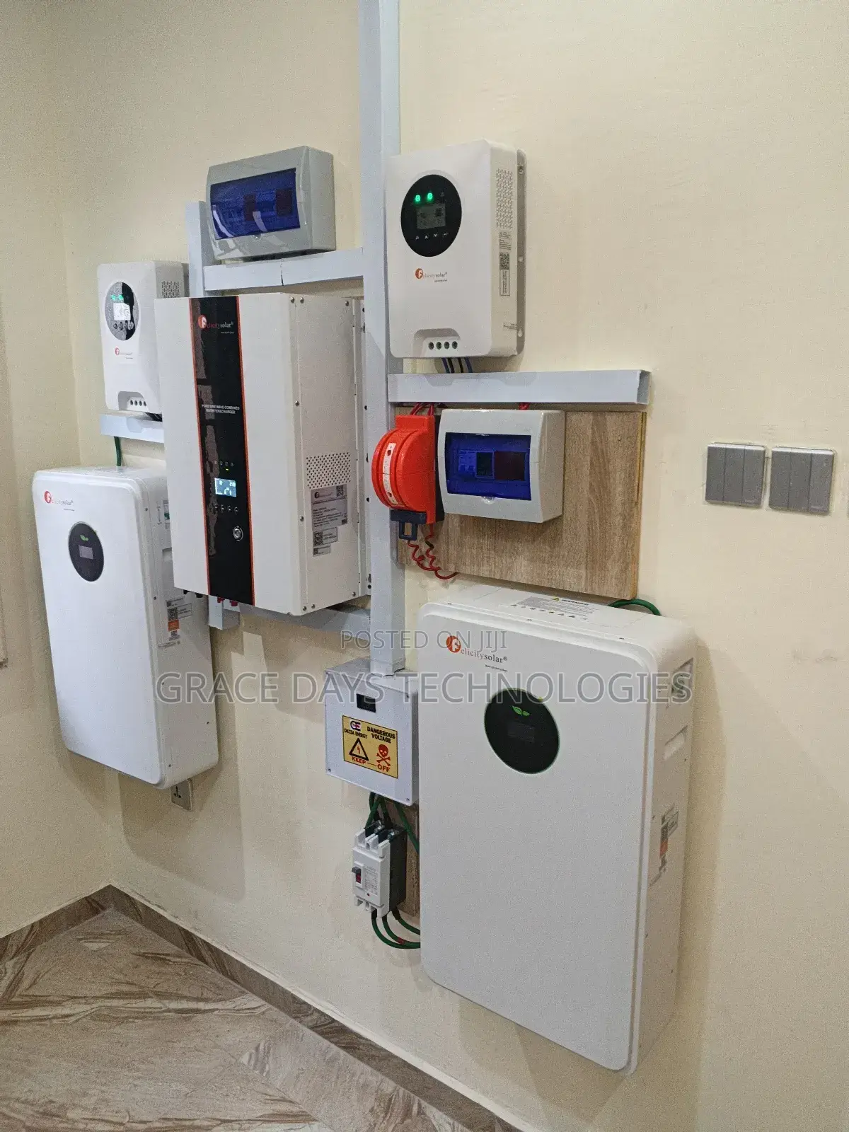 Powerfully Installed 12kva/48v/20kwh Inverter System