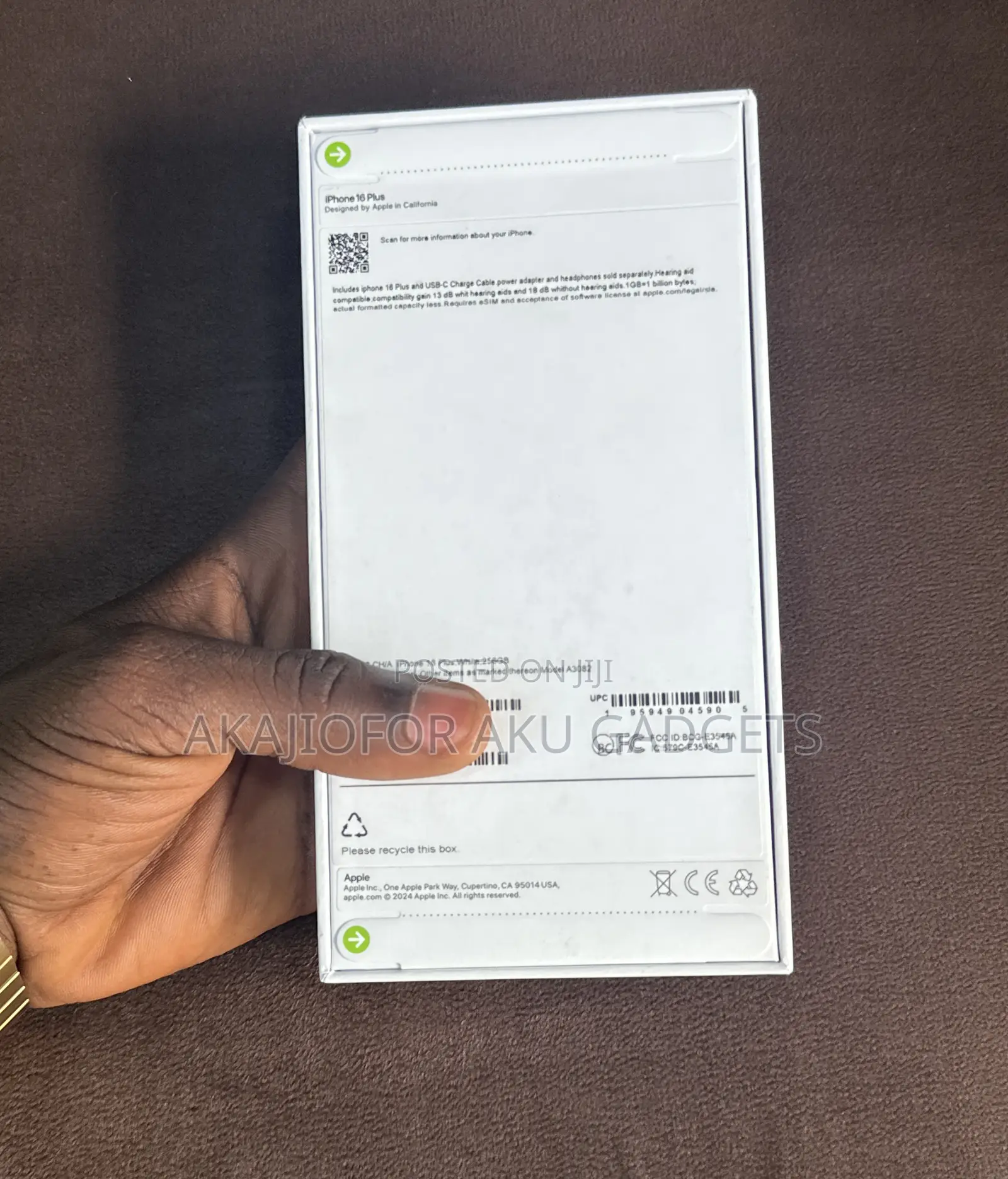 New Apple iPhone 16 Plus 256 GB White