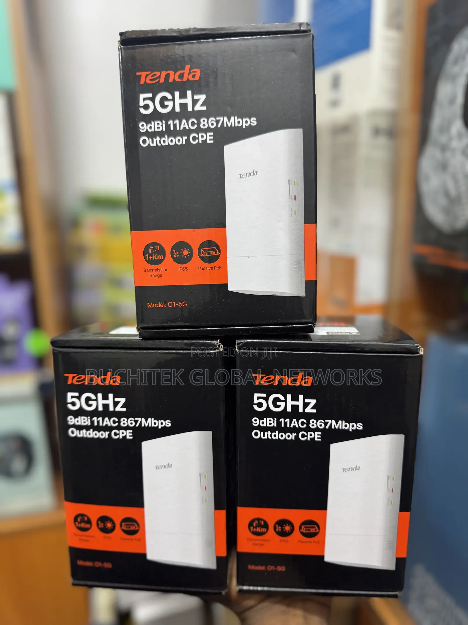 Tenda 01-5g 5ghz 9dbi 11ac 867mbps Outdoor Cpe