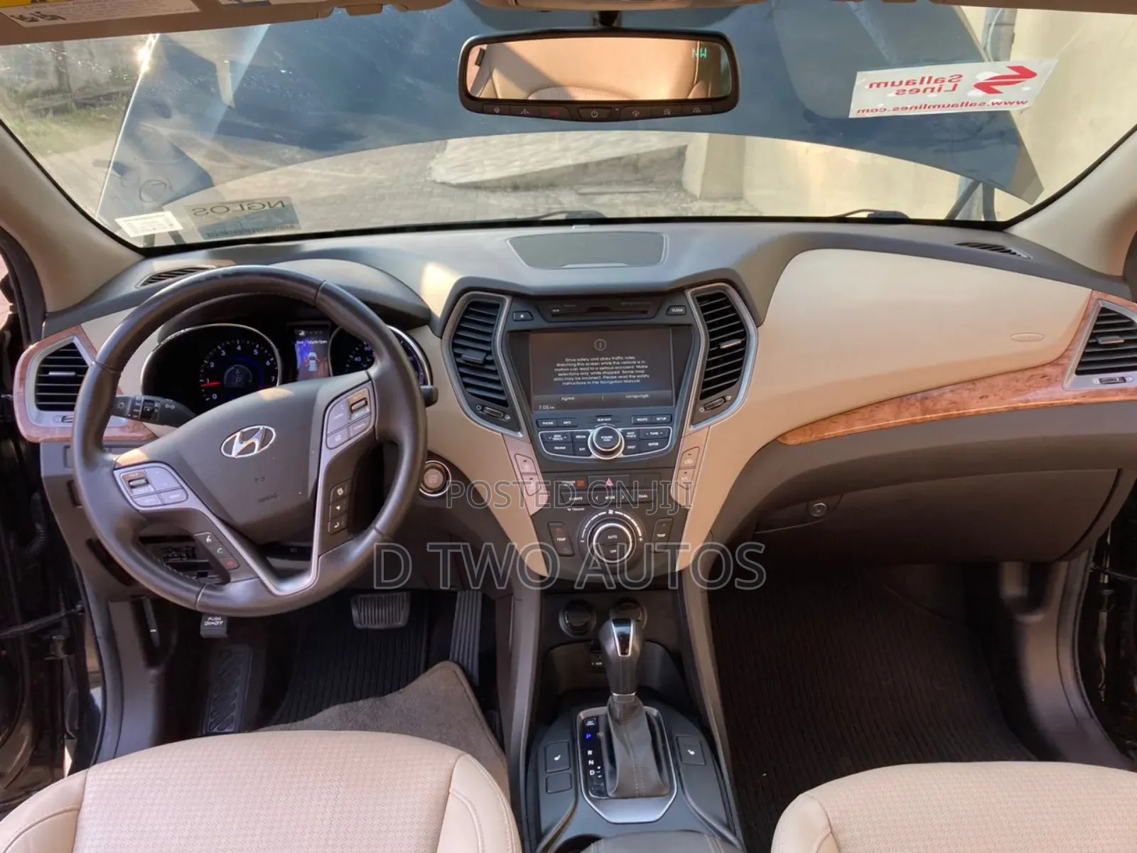 Hyundai Santa Fe Limited 4dr SUV (3.3L 6cyl 6A) 2015 Black