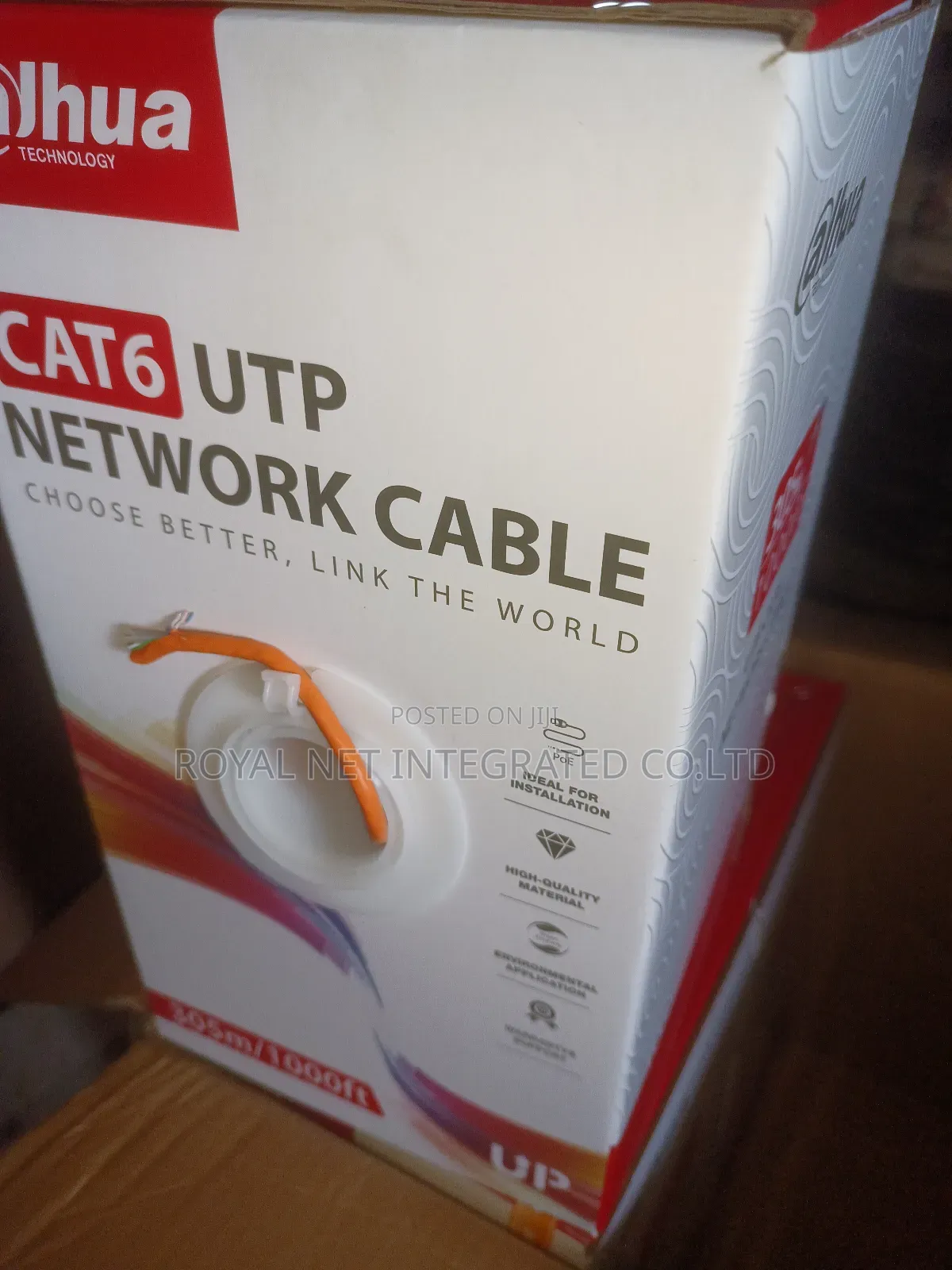 Cat6 Copper Cable Utp