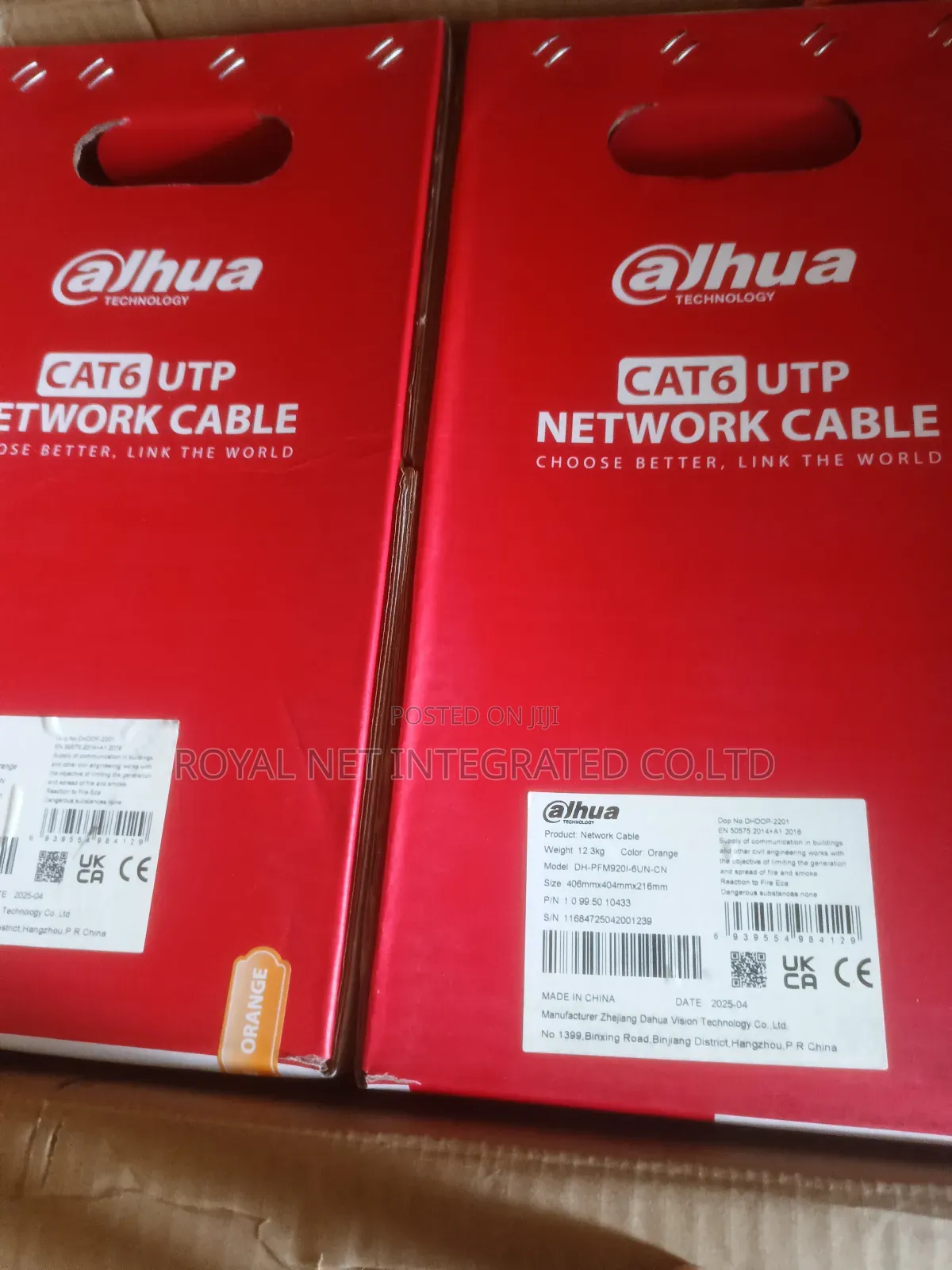 Cat6 Copper Cable Utp