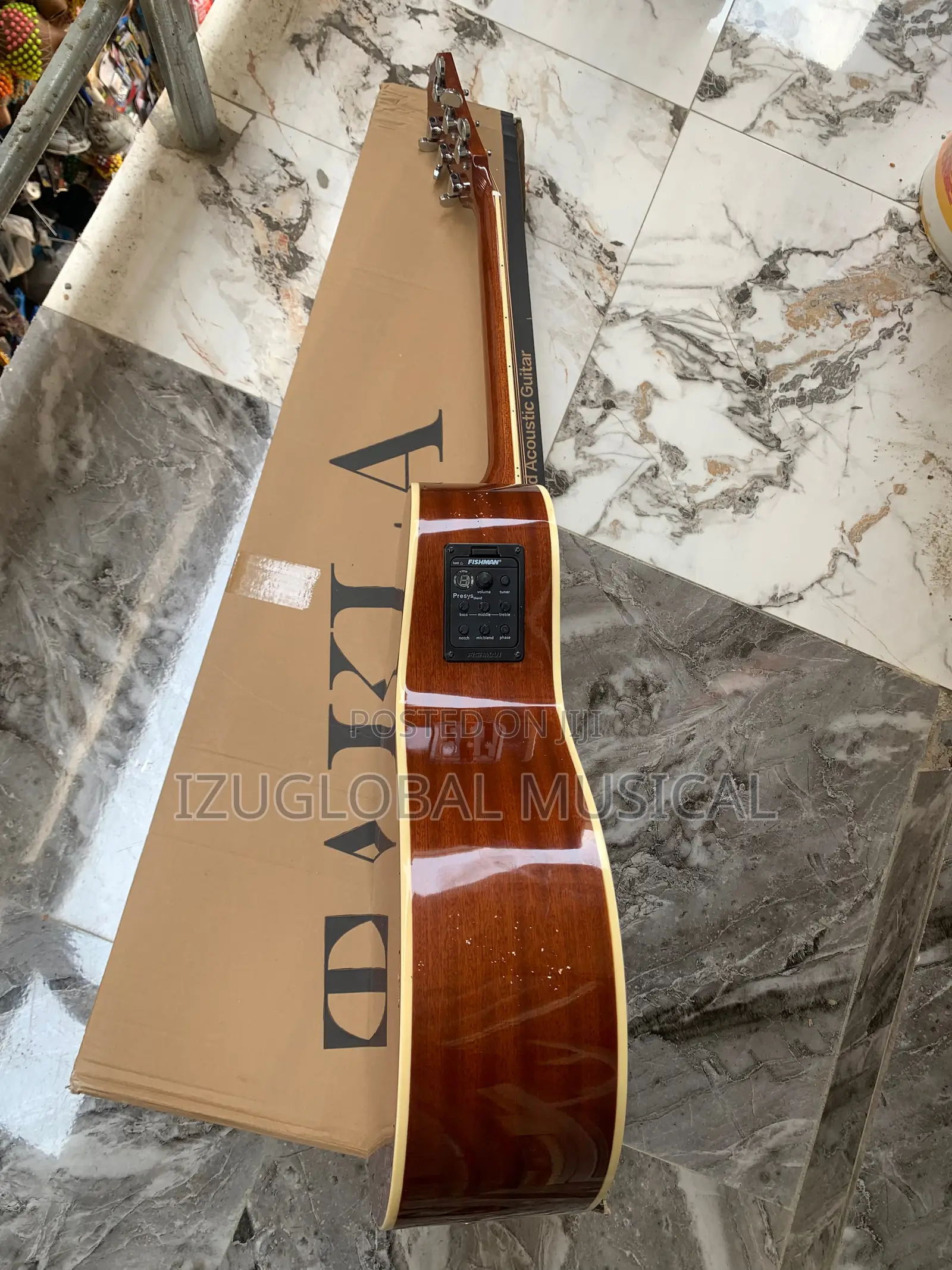 Takle Size 41” Semi Acoustic Guitar With Bag and Belt