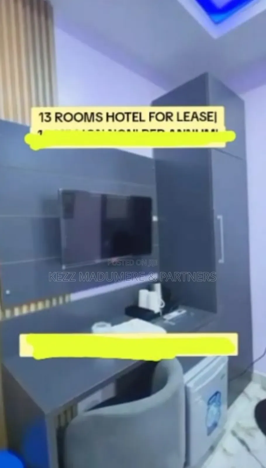 To Let/ Lease : 52 Rooms Hotel , , Agip Port Harcourt