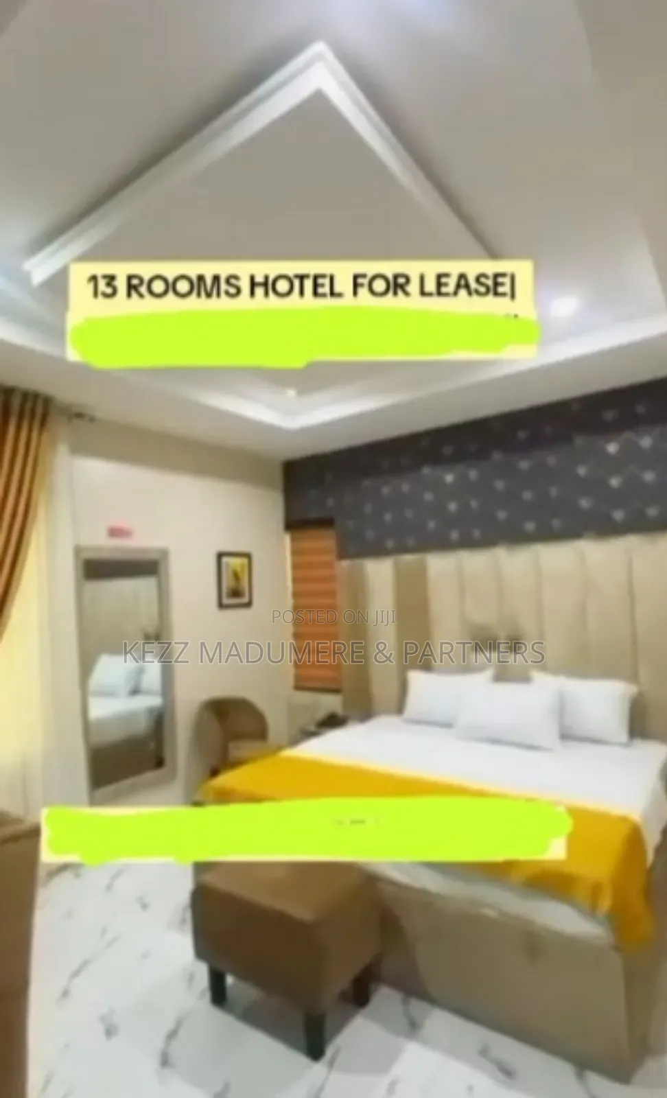 To Let/ Lease : 52 Rooms Hotel , , Agip Port Harcourt
