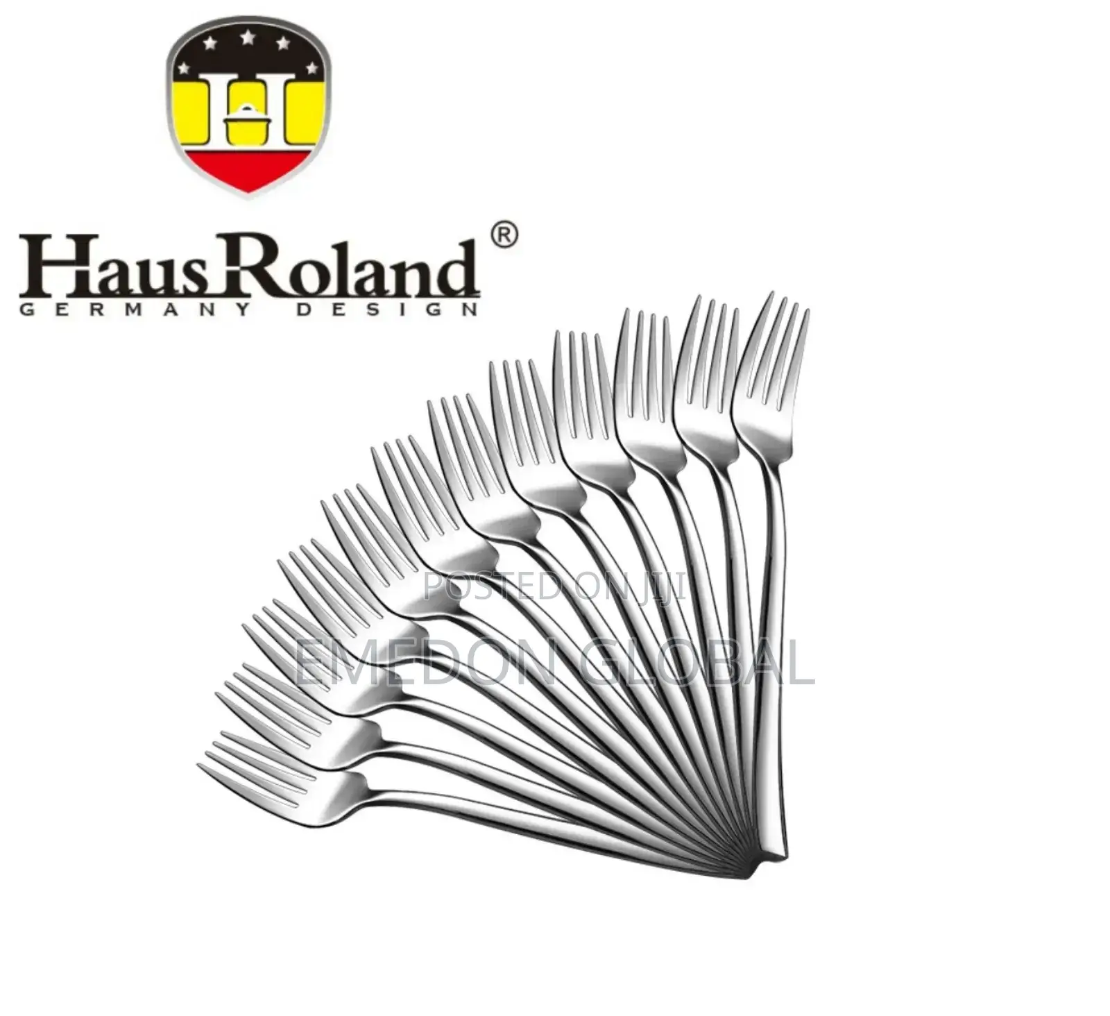 Stainless Steel Cutlery Set From the Brand Haus Roland. Per Dozen