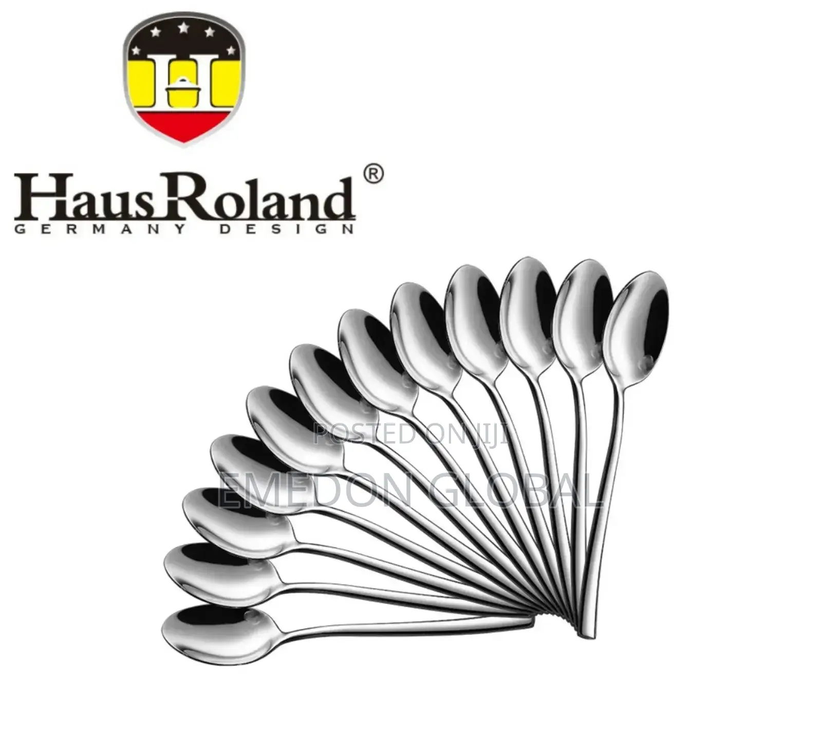 Stainless Steel Cutlery Set From the Brand Haus Roland. Per Dozen